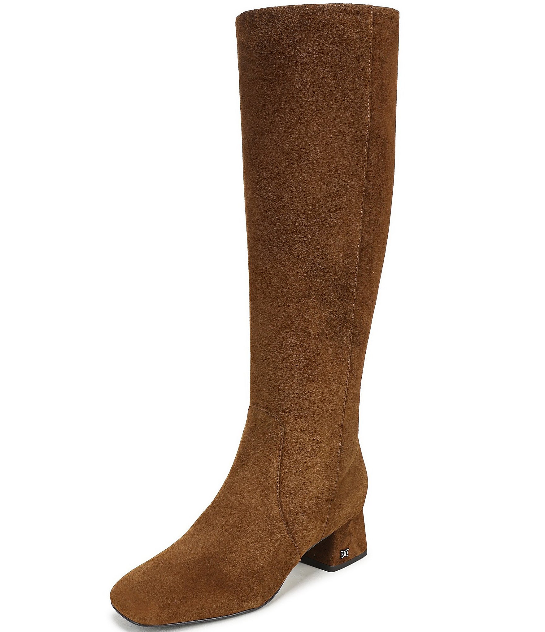 Sam Edelman Porter Suede Square Toe Tall Dress Boots