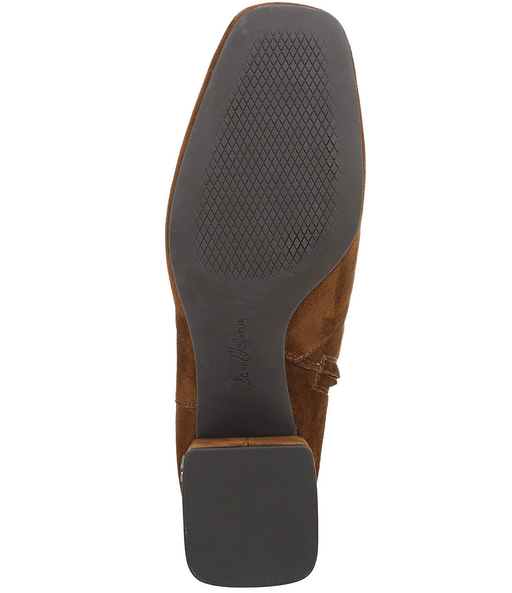 Sam Edelman Porter Suede Square Toe Tall Dress Boots