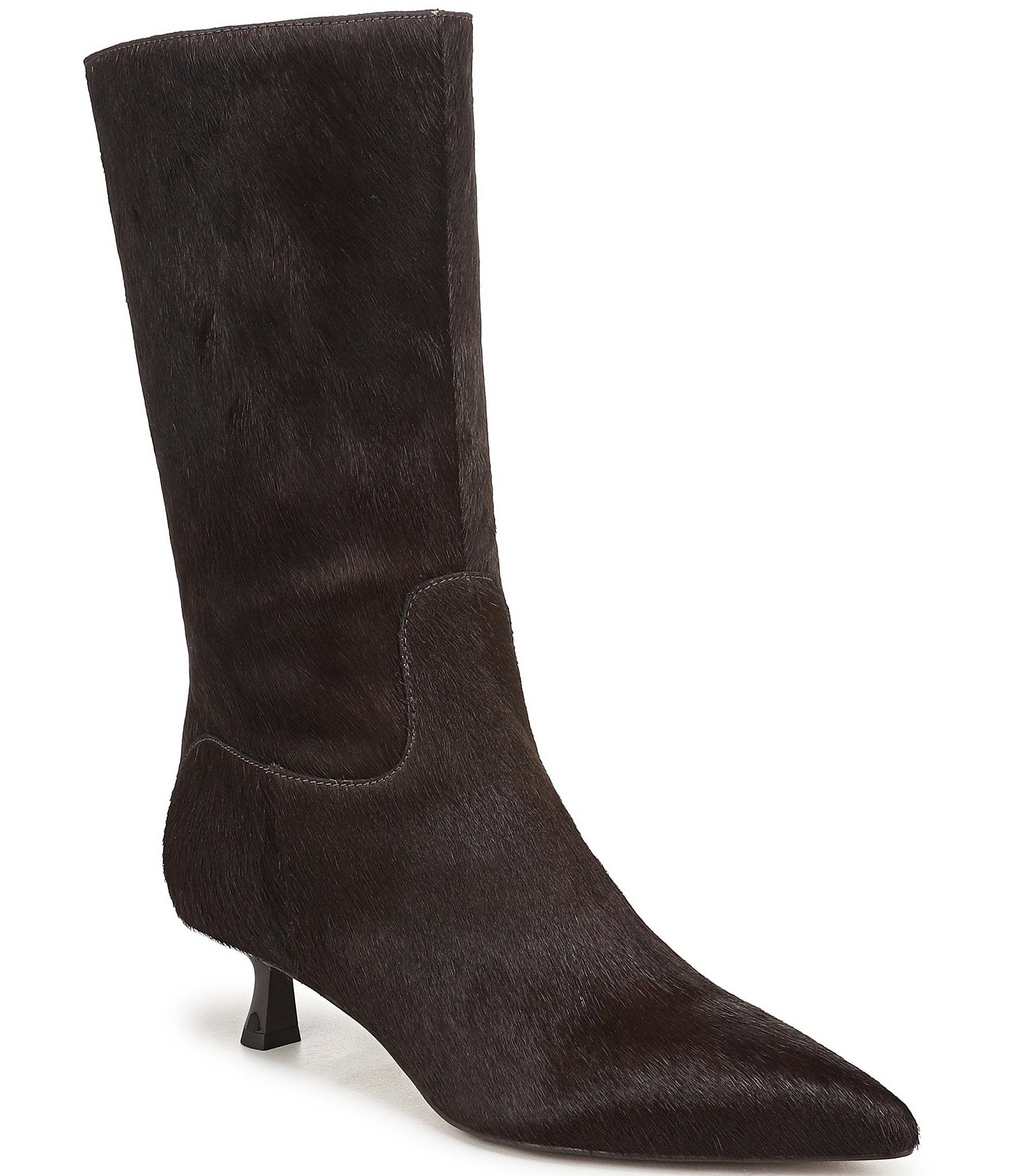 Sam Edelman Ramona Calf Hair Mid Dress Boots