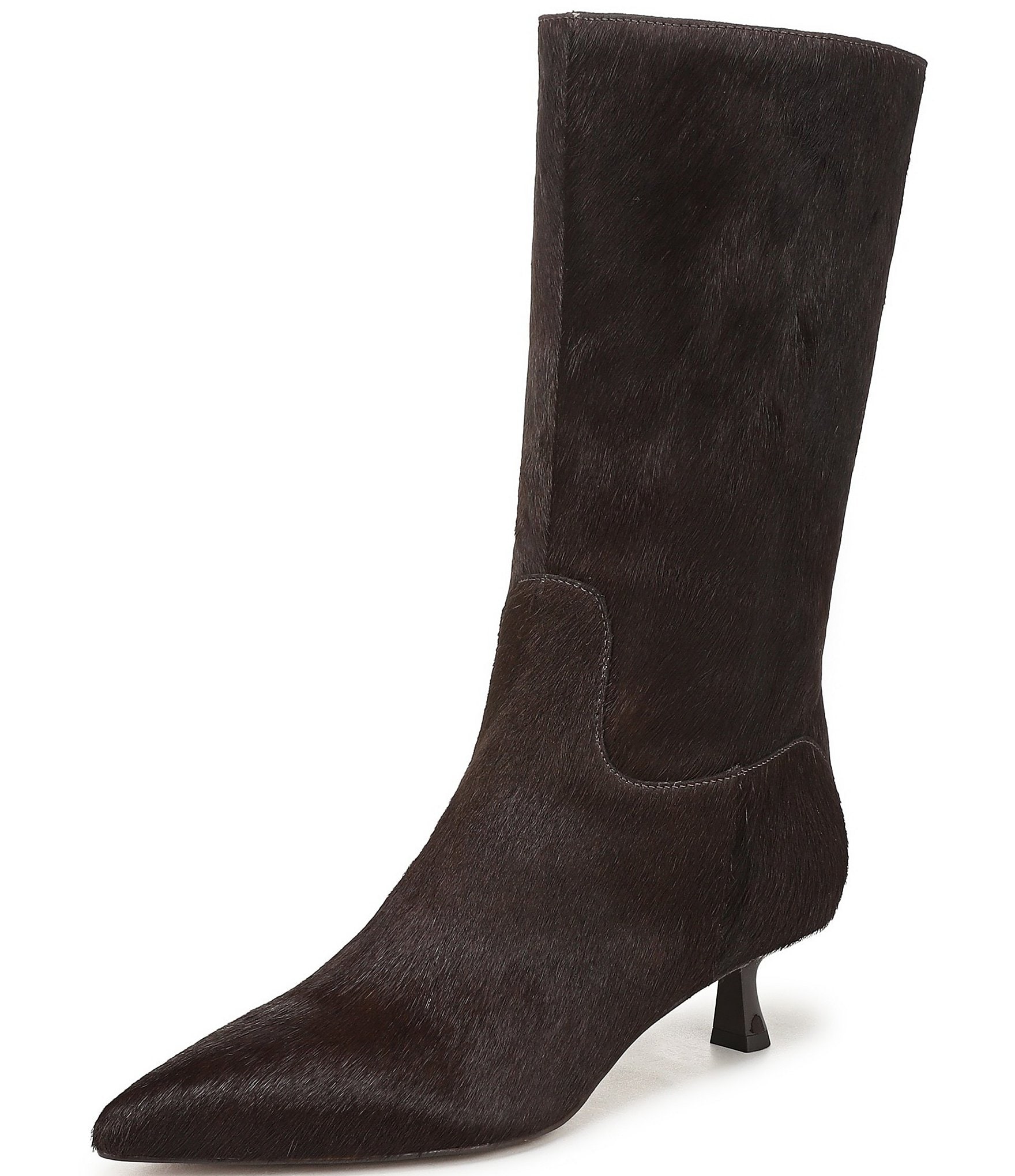 Sam Edelman Ramona Calf Hair Mid Dress Boots