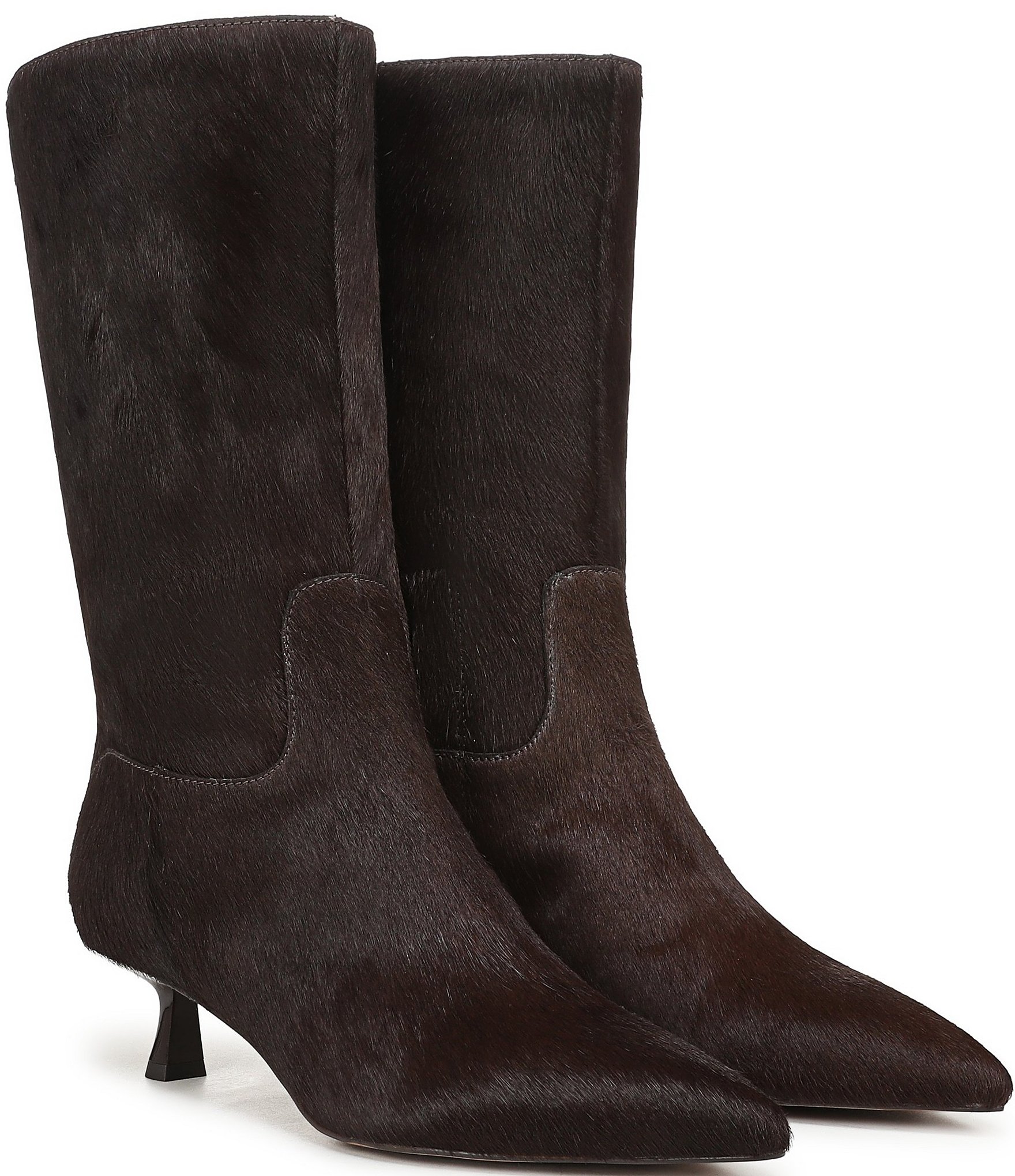 Sam Edelman Ramona Calf Hair Mid Dress Boots