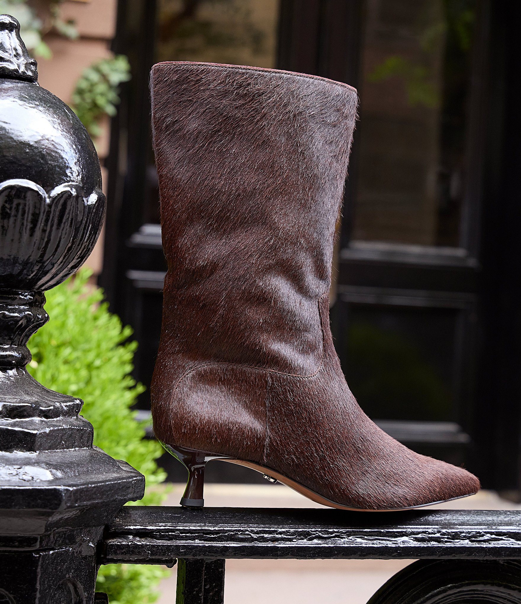 Sam Edelman Ramona Calf Hair Mid Dress Boots