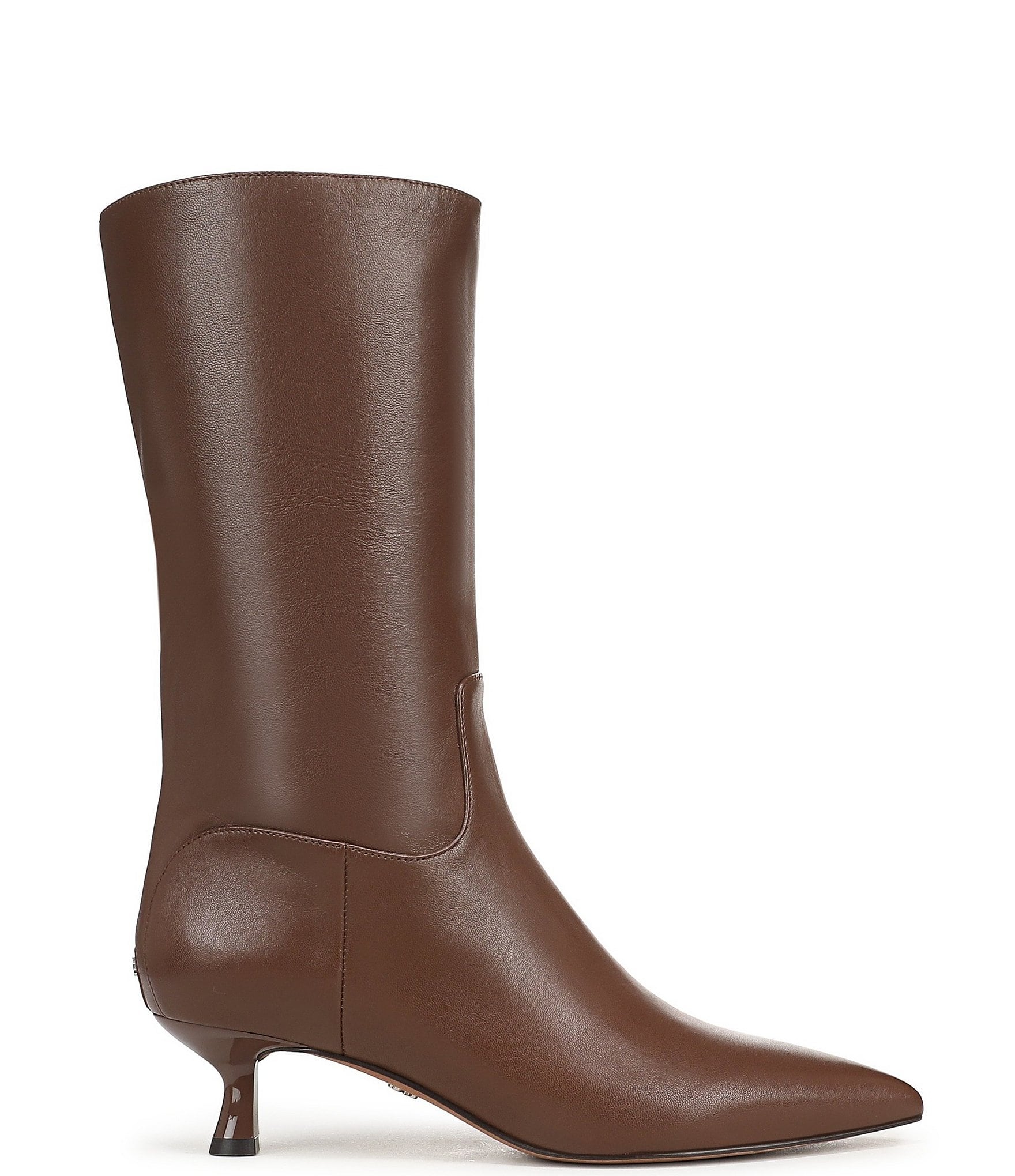 Sam Edelman Ramona Leather Mid Calf Dress Boots