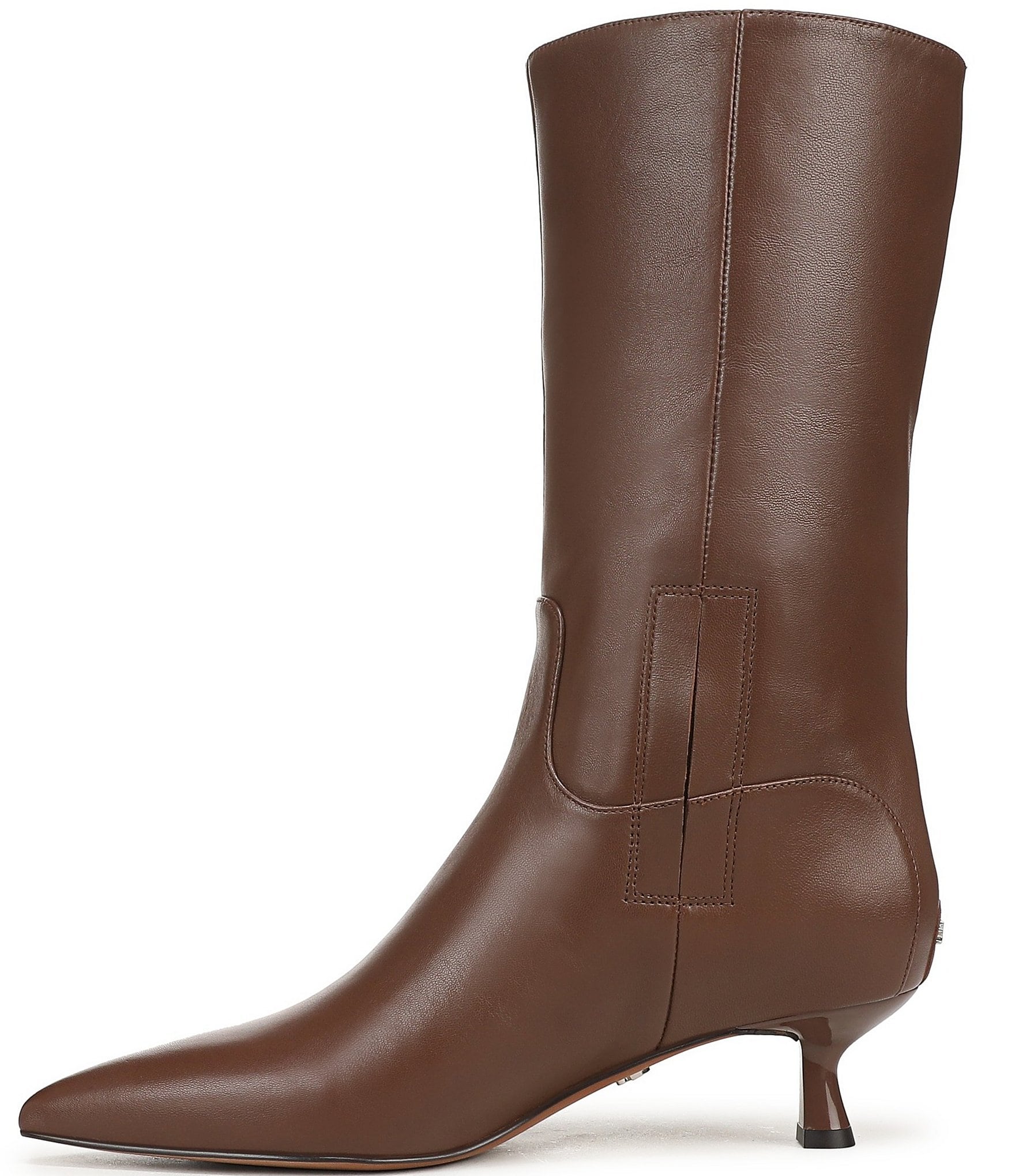 Sam Edelman Ramona Leather Mid Calf Dress Boots