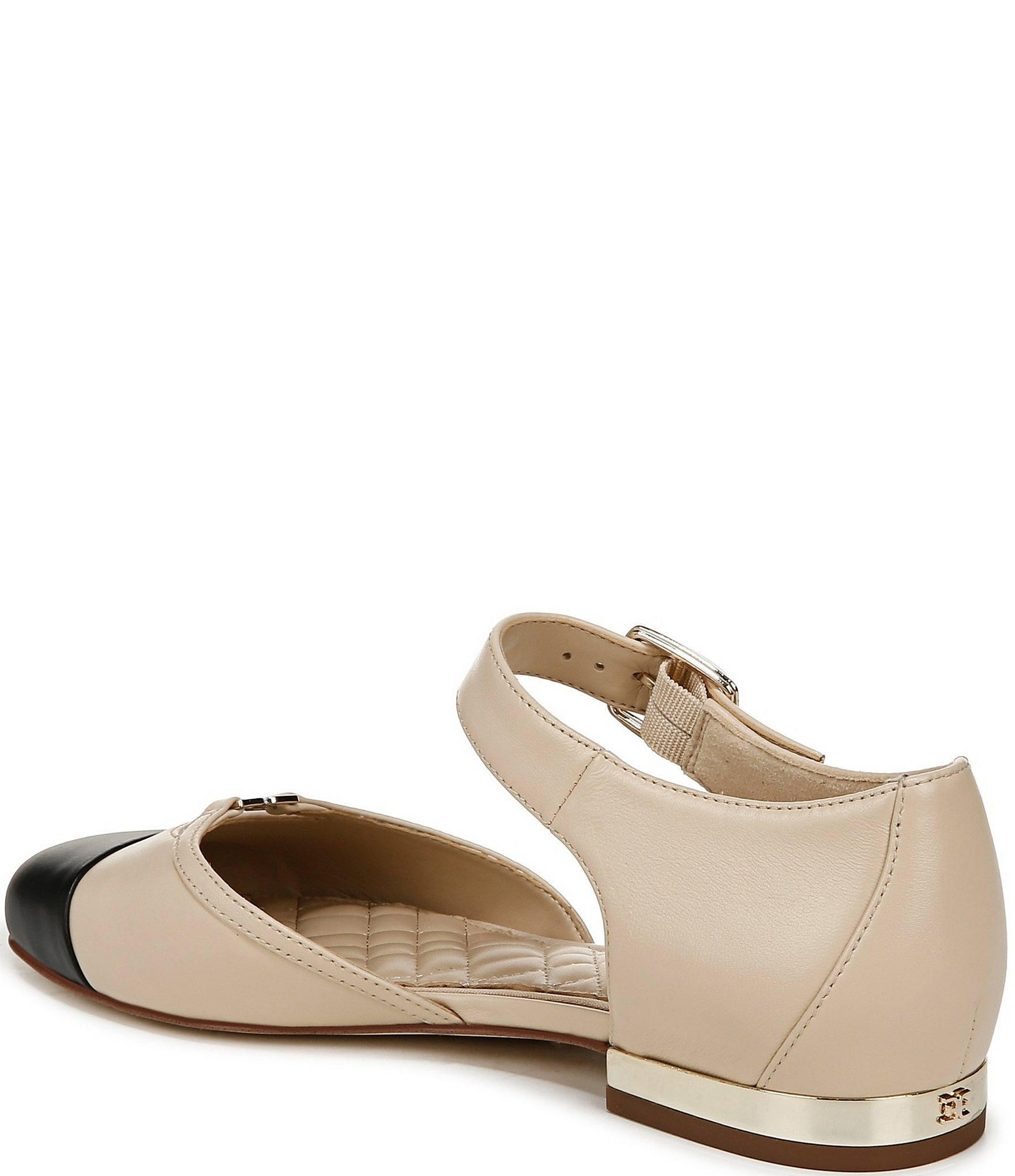 Sam Edelman Rylie Leather Cap Toe Mary Jane Flats