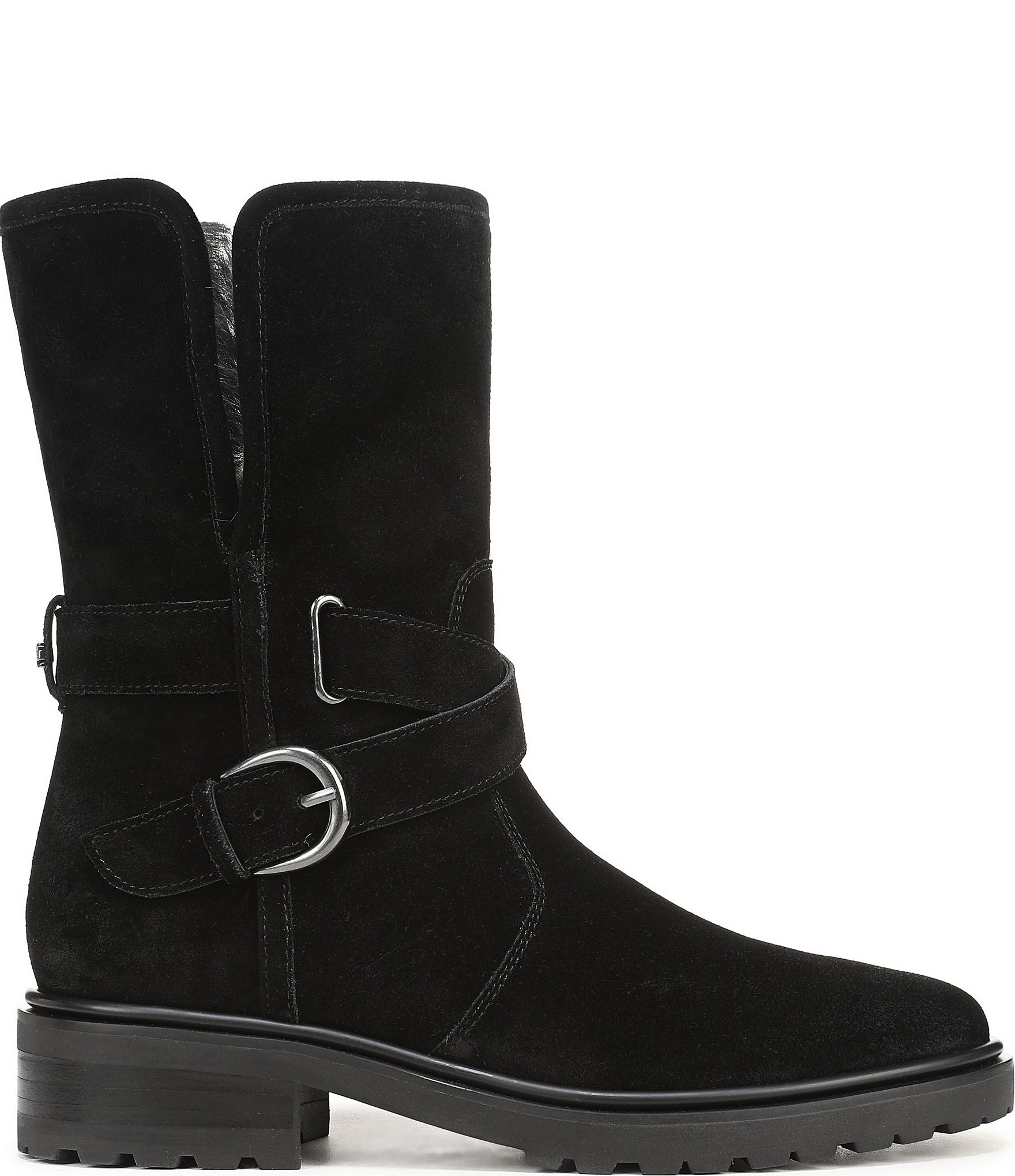 Sam Edelman Sophi Suede Faux Fur Lined Booties