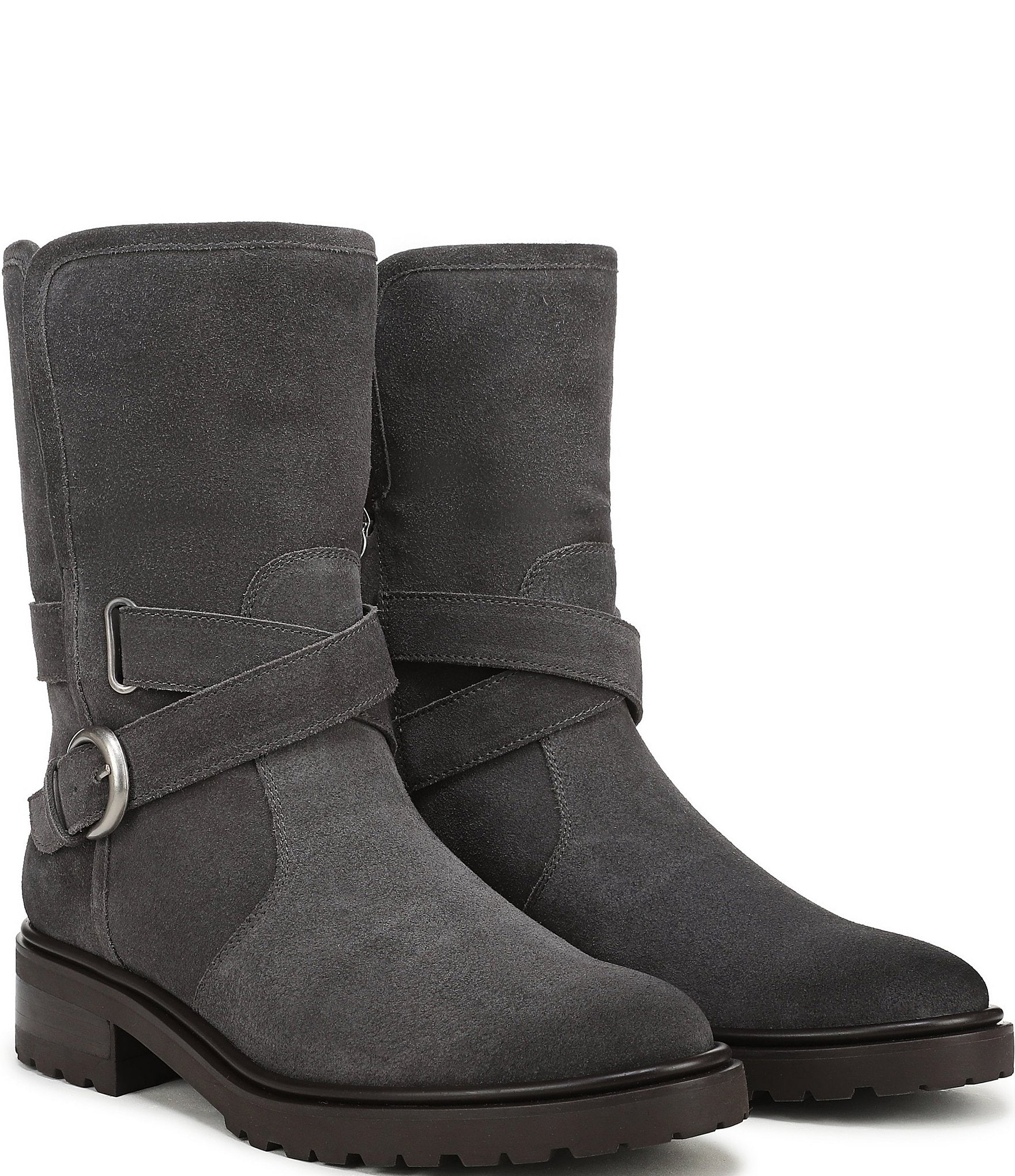 Sam Edelman Sophi Suede Faux Fur Lined Booties