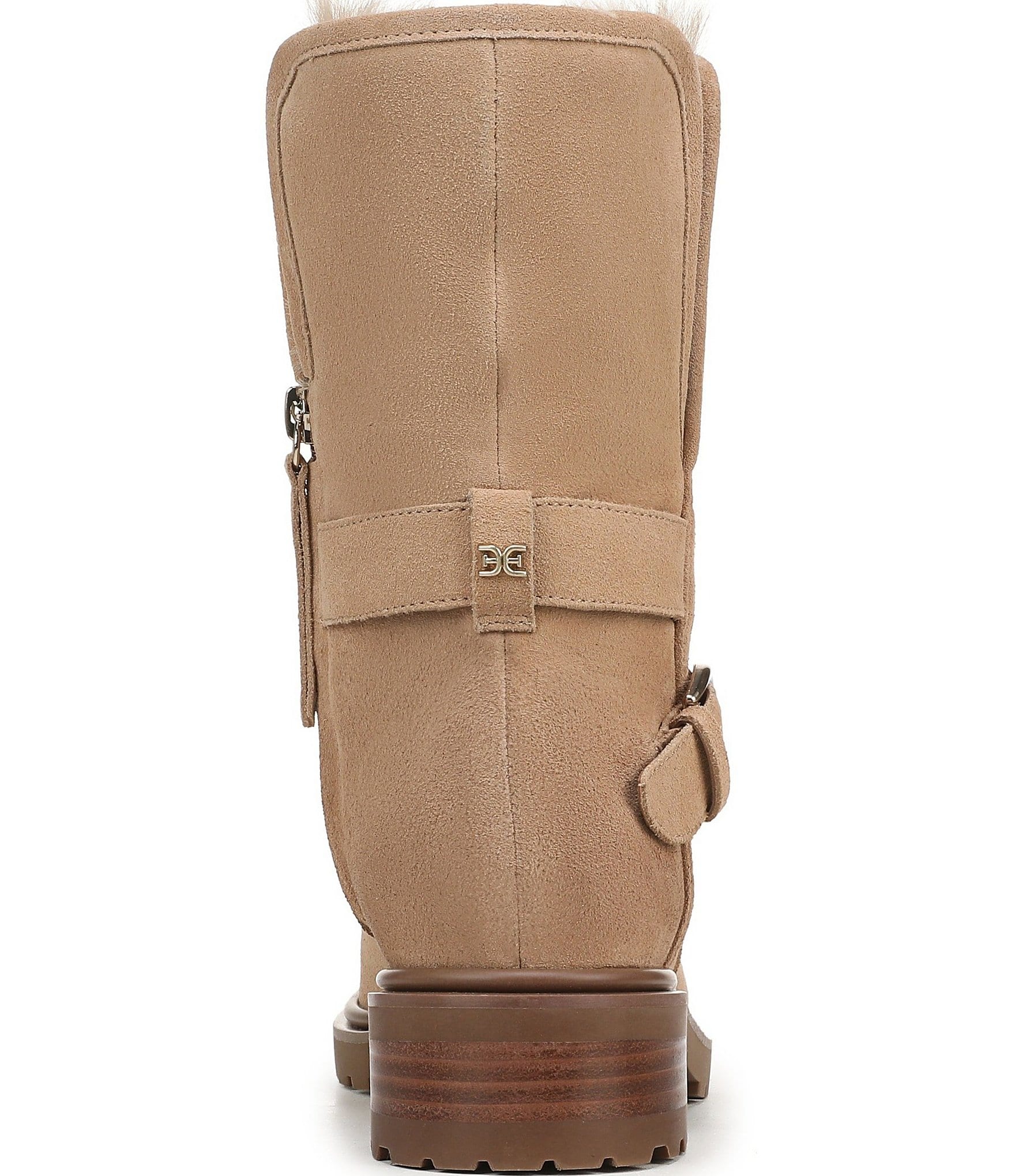 Sam Edelman Sophi Suede Faux Fur Lined Booties