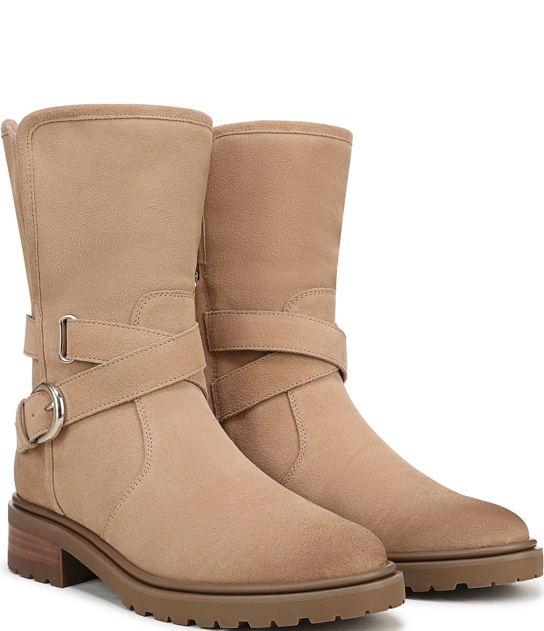 Sam Edelman Sophi Suede Faux Fur Lined Booties