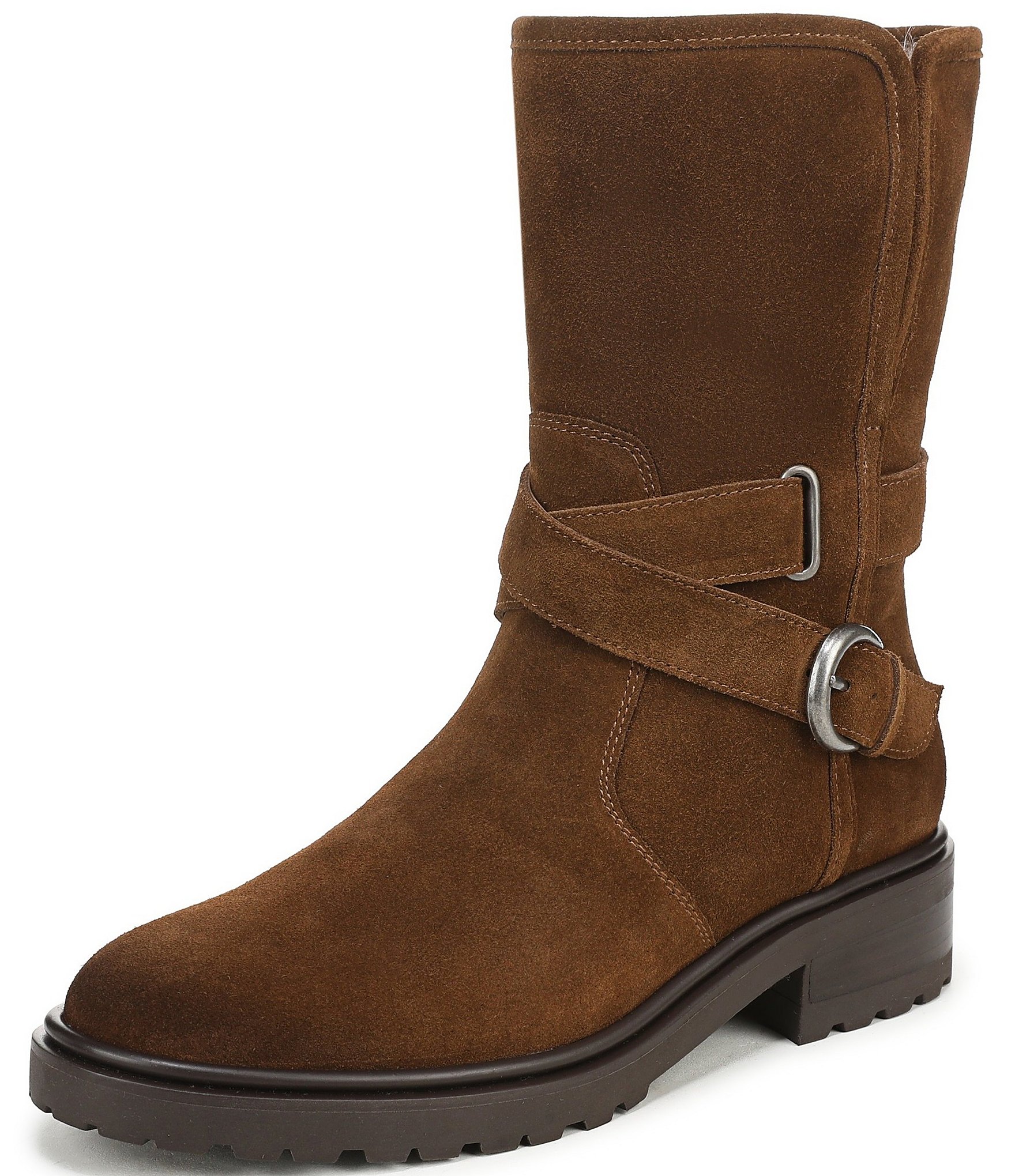 Sam Edelman Sophi Suede Faux Fur Lined Booties