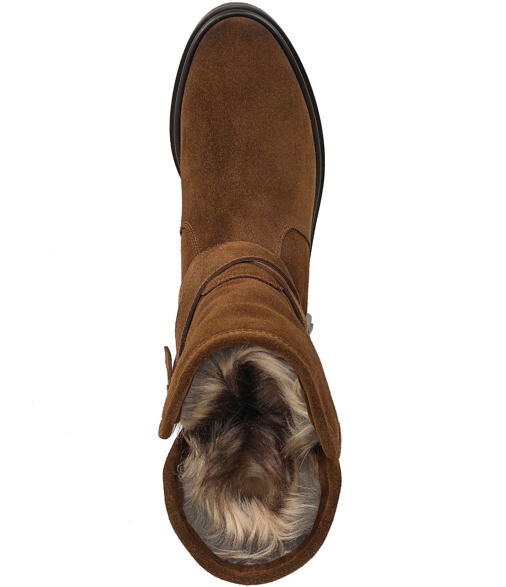 Sam Edelman Sophi Suede Faux Fur Lined Booties