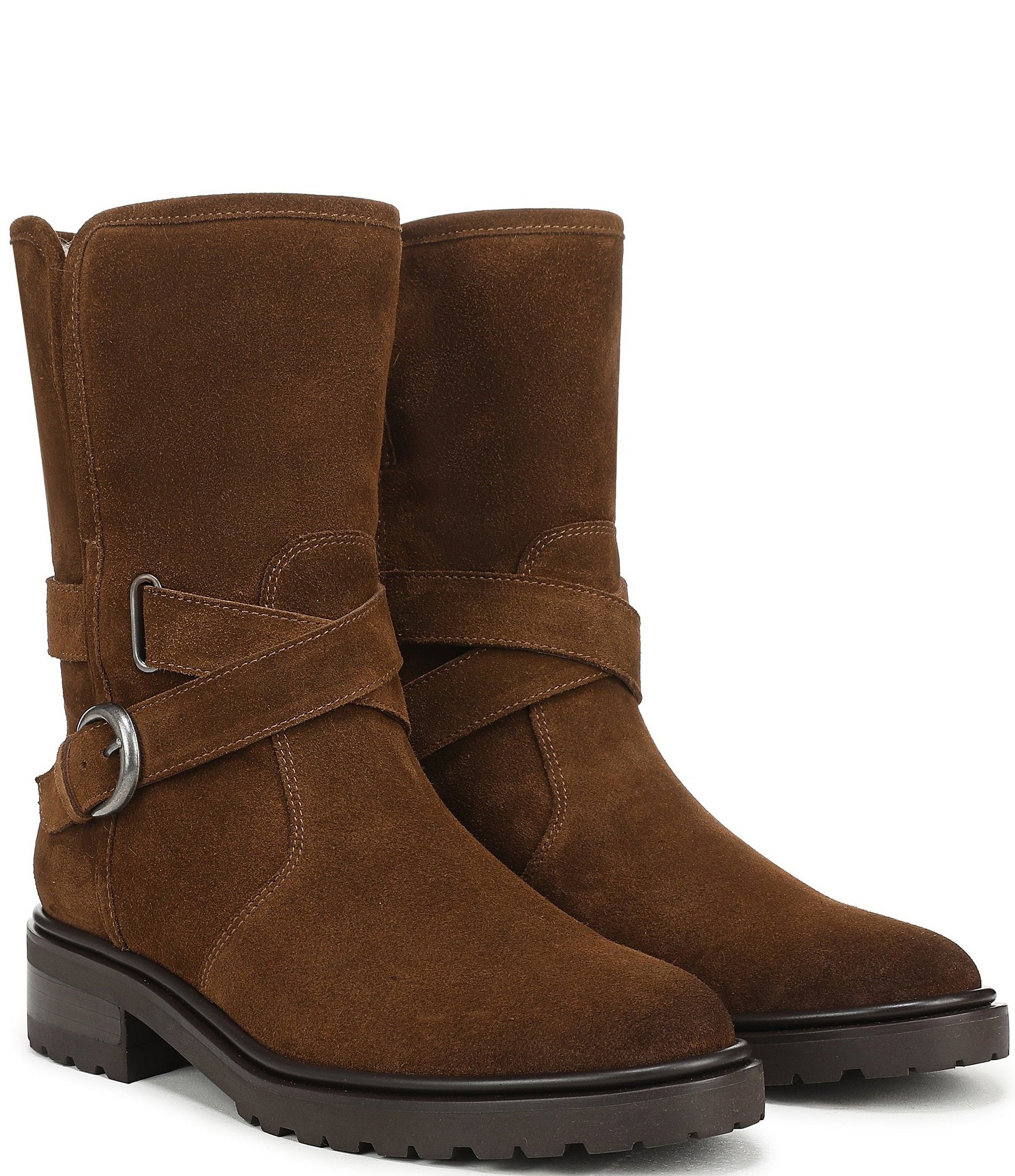 Sam Edelman Sophi Suede Faux Fur Lined Booties