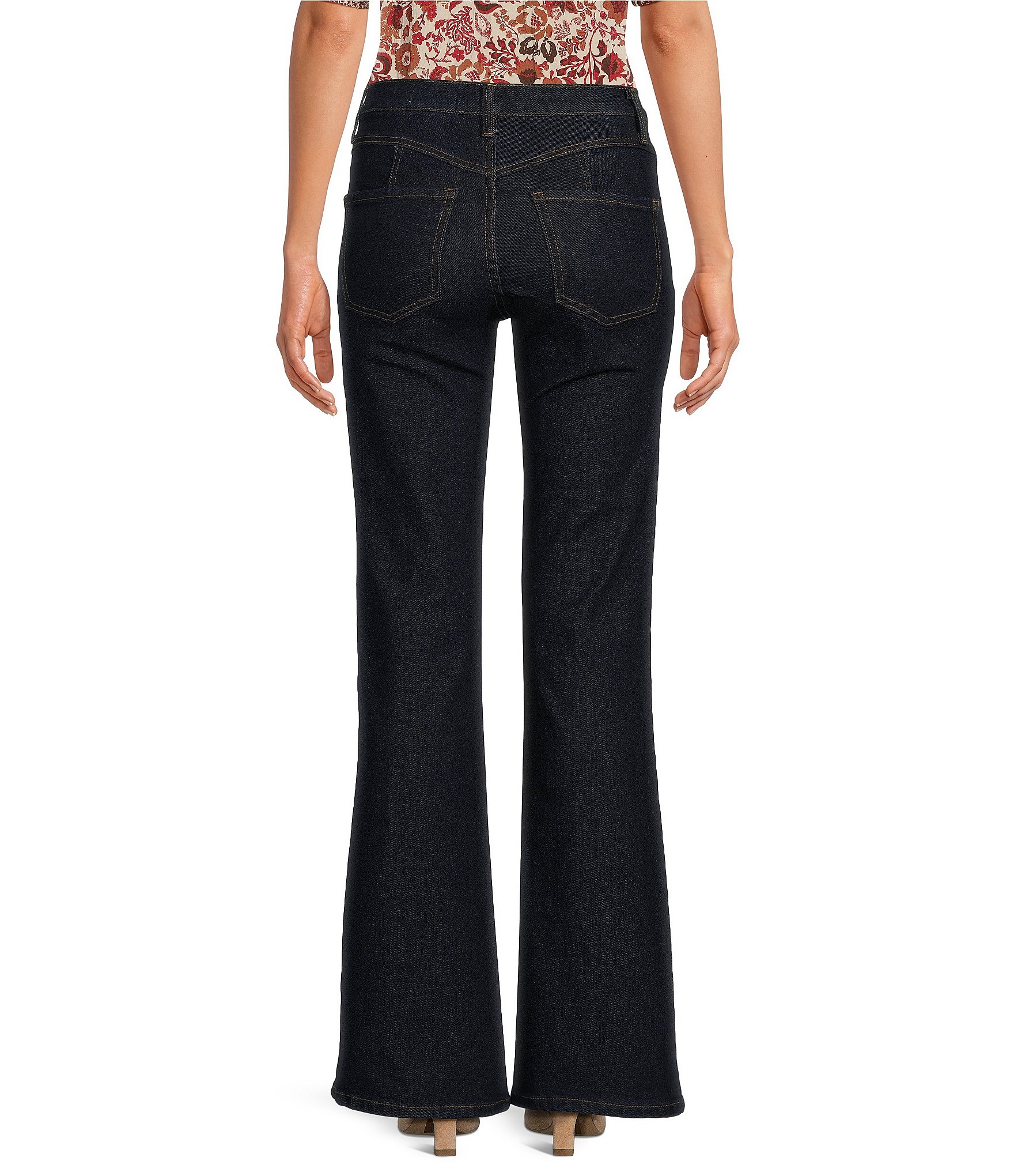 Sam Edelman Stretch High Rise Flare Leg Jeans