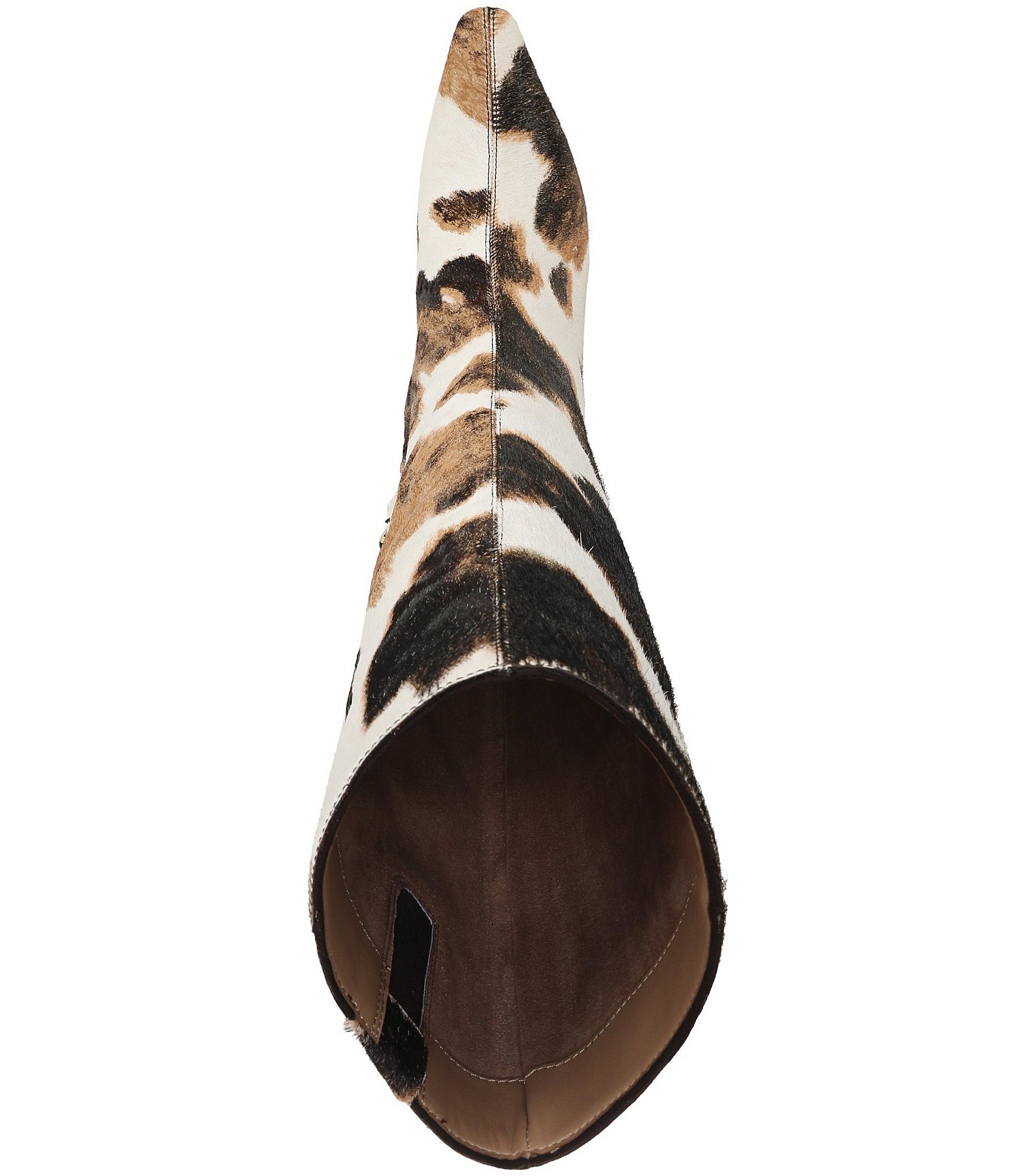 Sam Edelman Sylvia Cow Print Calf Hair Tall Dress Boots