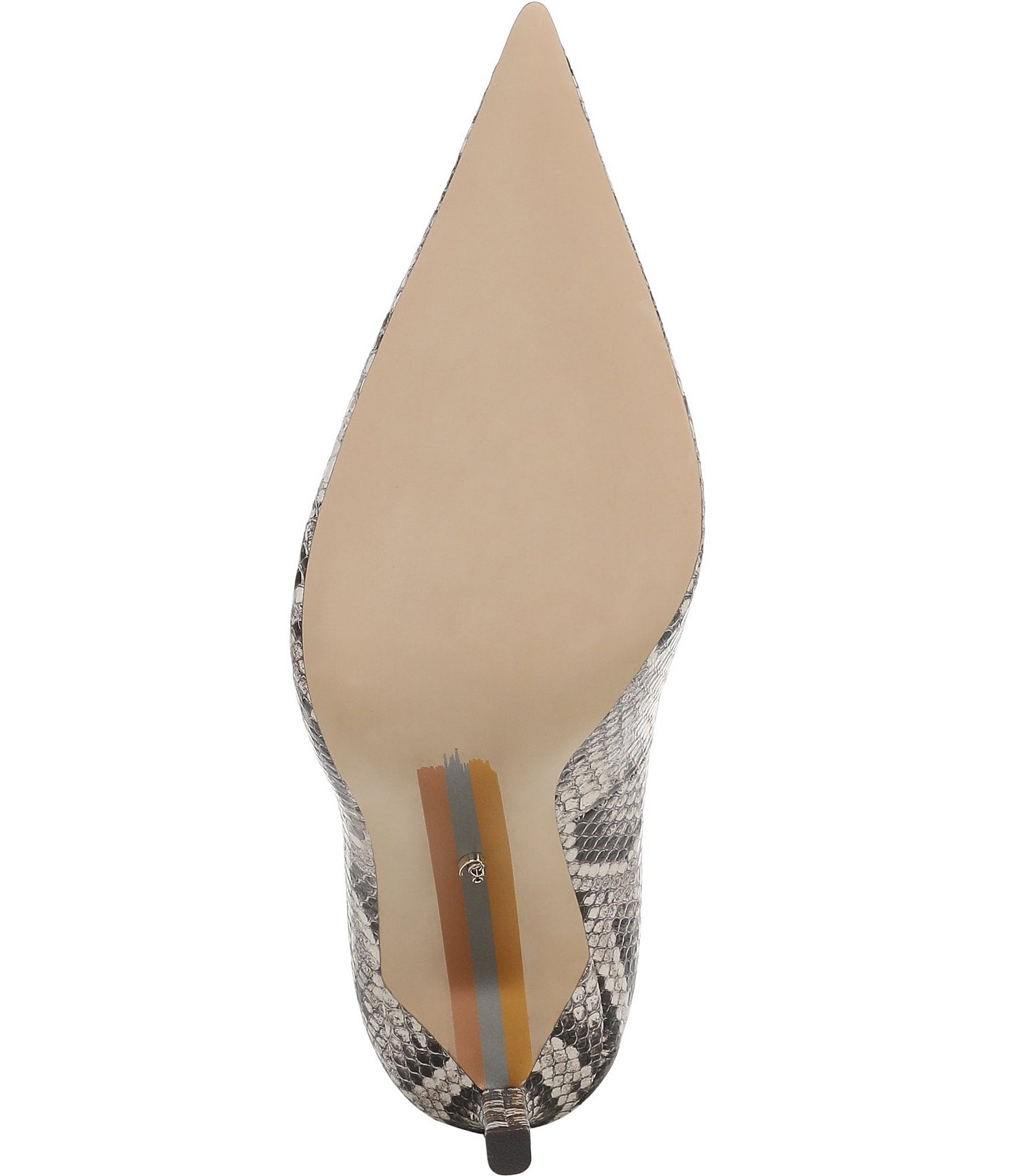 Sam Edelman Talula Python Print Leather Pointed Toe Stiletto Pumps