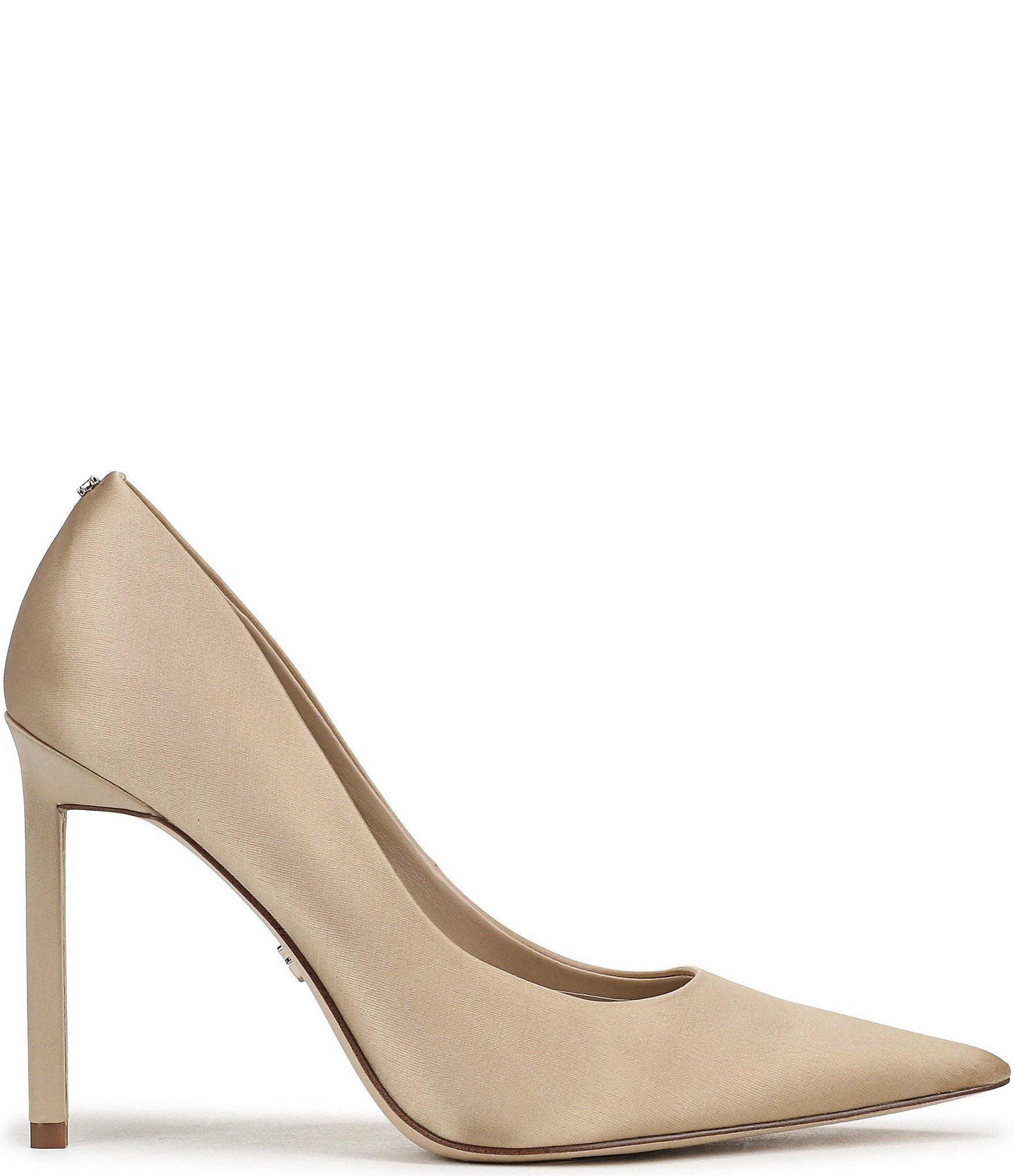 Sam Edelman Talula Satin Pointed Toe Stiletto Pumps