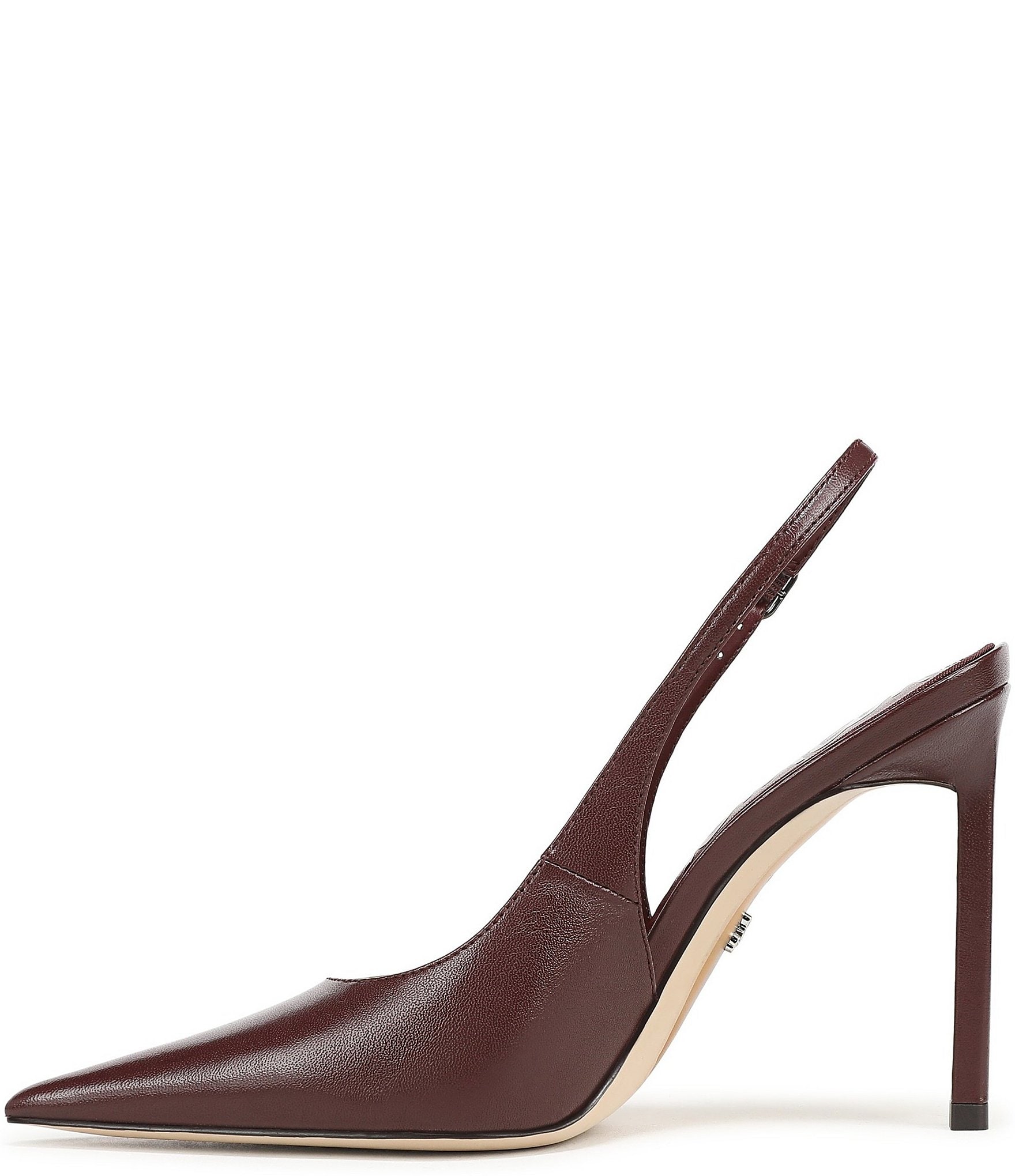 Sam Edelman Tegan Leather Pointed Toe Stiletto Slingback Pumps