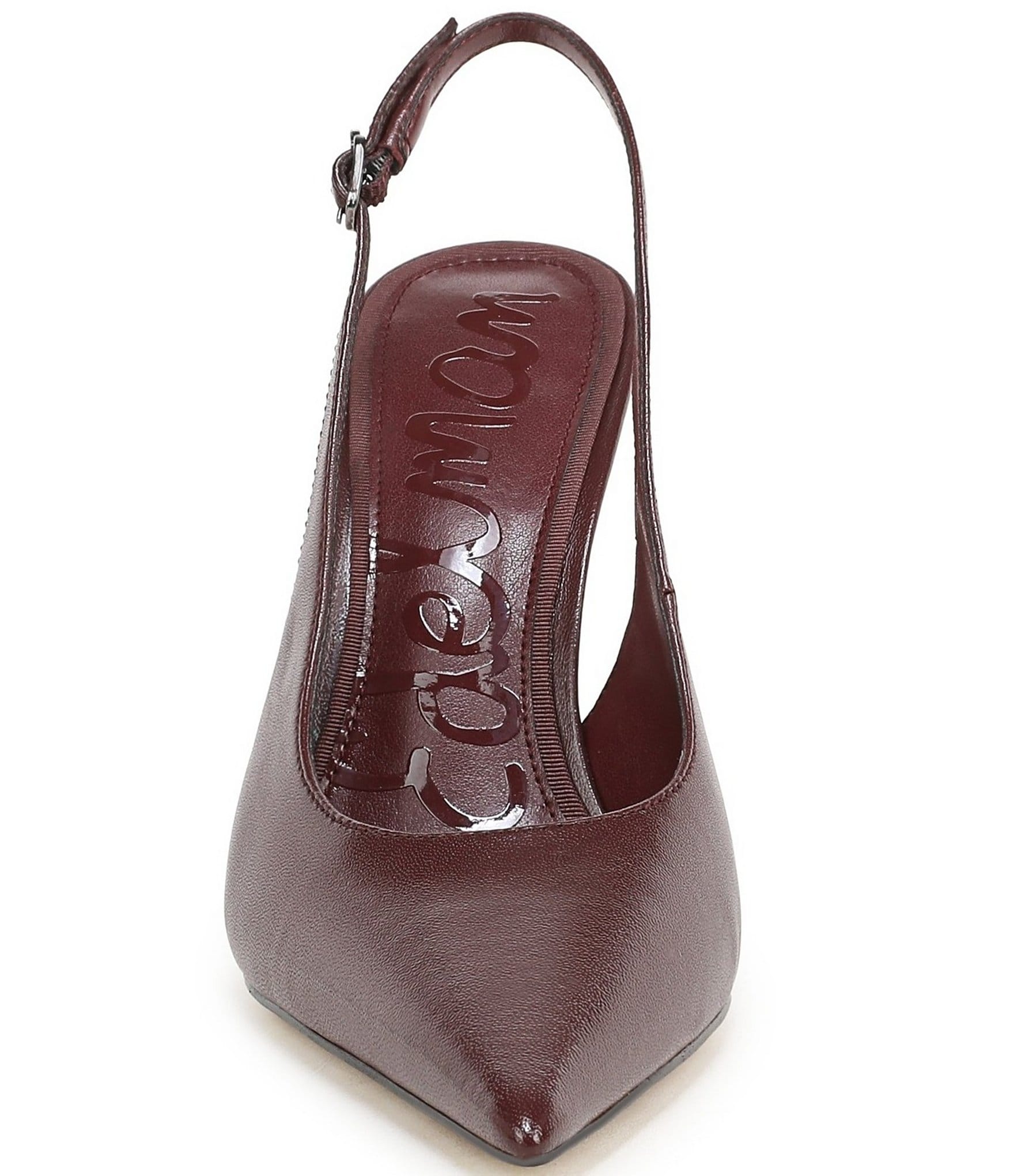 Sam Edelman Tegan Leather Pointed Toe Stiletto Slingback Pumps