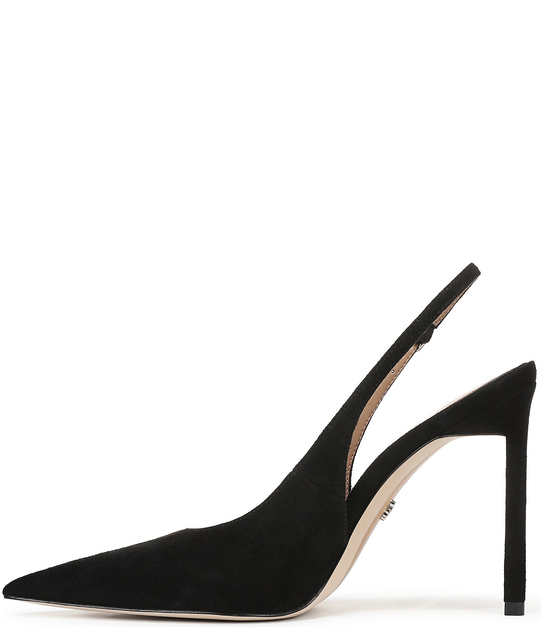 Sam Edelman Tegan Suede Pointed Toe Stiletto Slingback Pumps