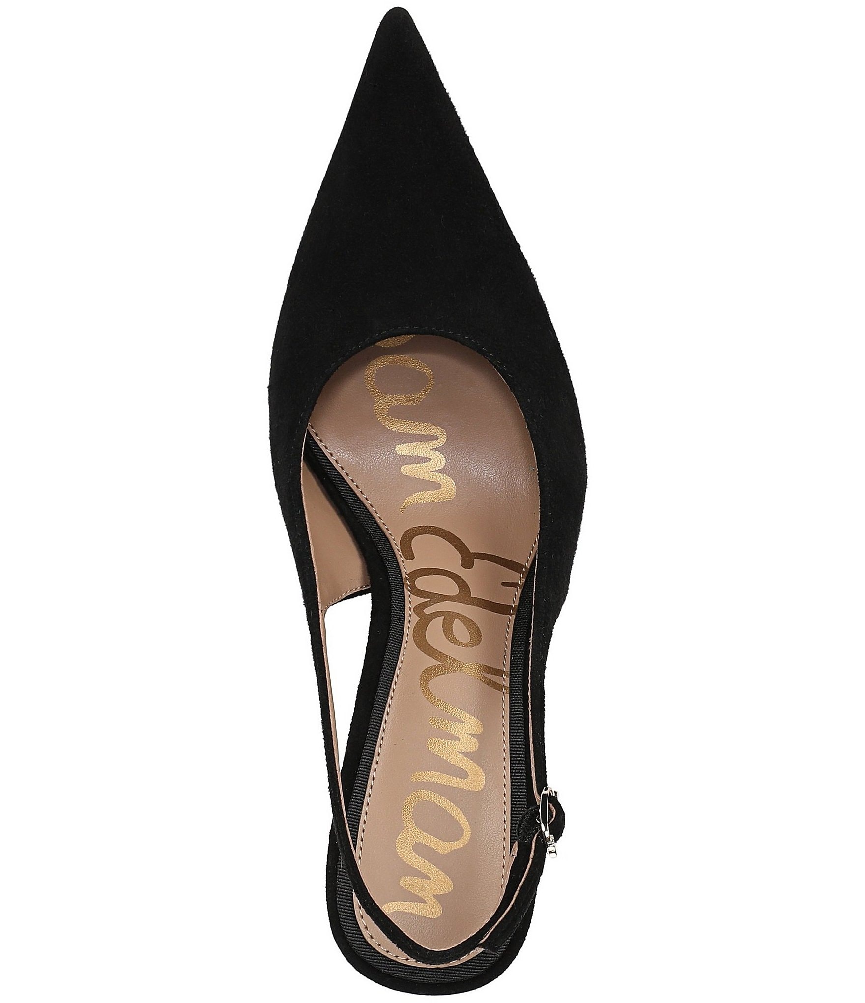 Sam Edelman Tegan Suede Pointed Toe Stiletto Slingback Pumps