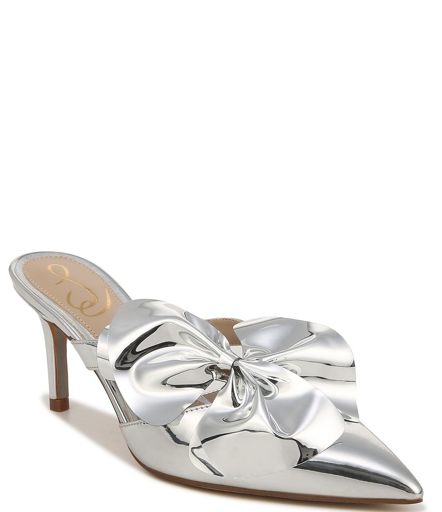 Sam Edelman Veranda 2 Metallic Bow Detail Dress Mules | Dillard's