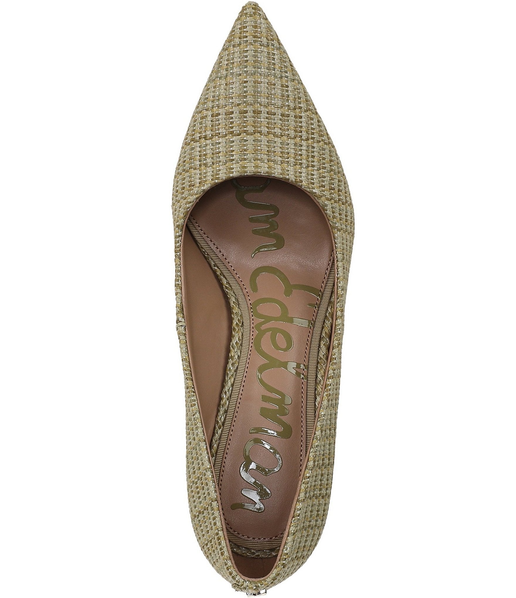 Sam Edelman Vienna Raffia Pointed Toe Pumps