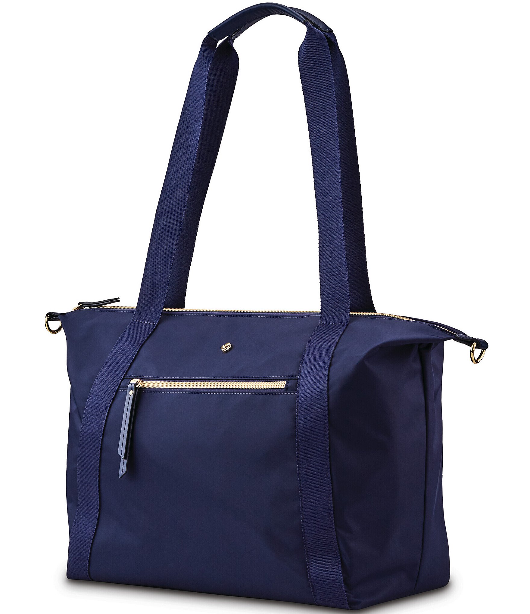 Dillard's navy blue online purse