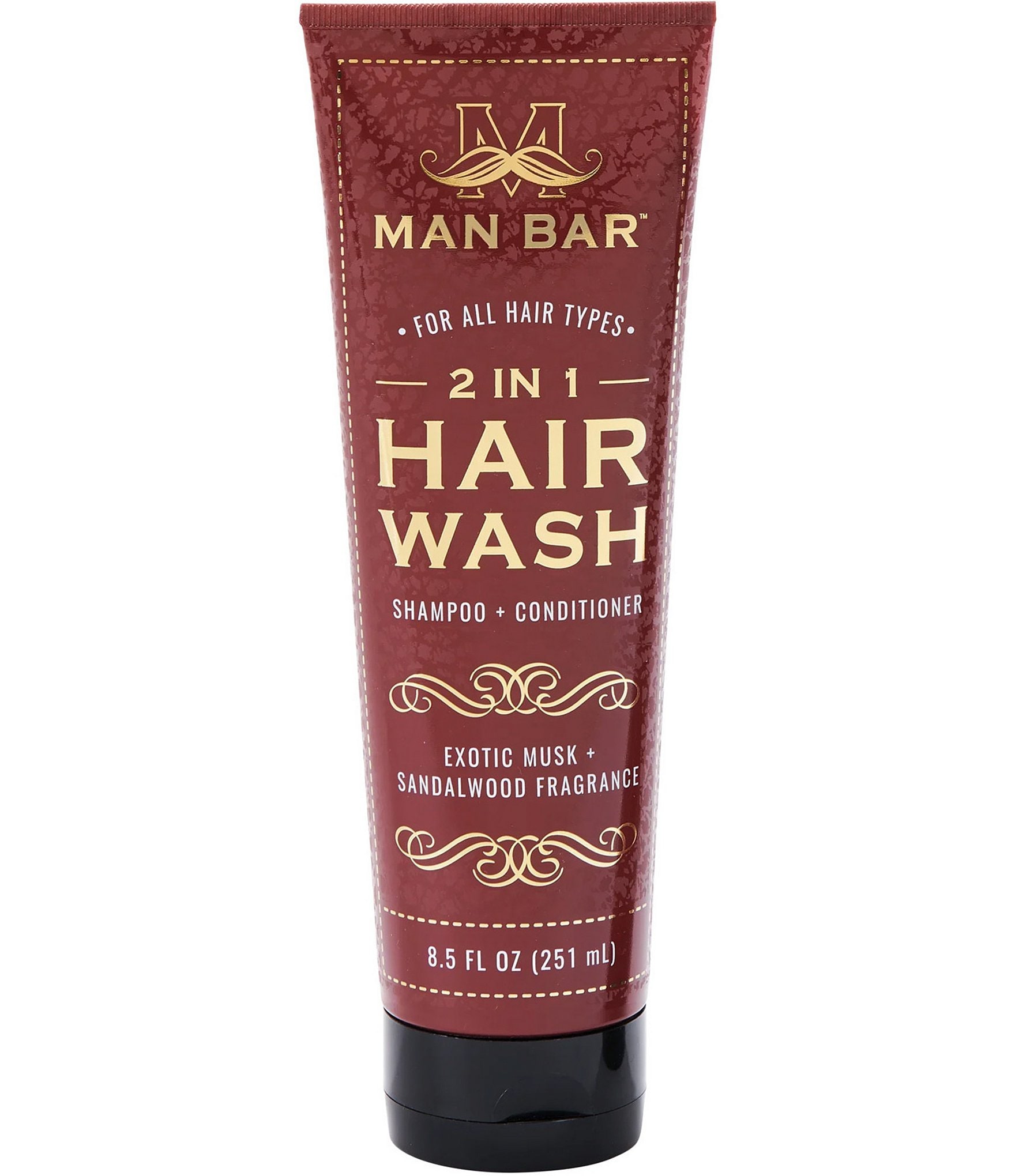 San Francisco Soap Company Man Bar 2 in 1 Hair Wash Exotic Musk & Sandalwood