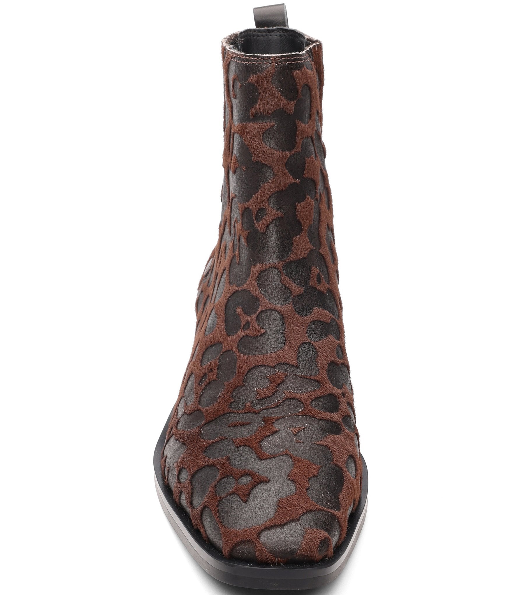 Sanctuary Demi Leopard Print Haircalf Burnout Booties