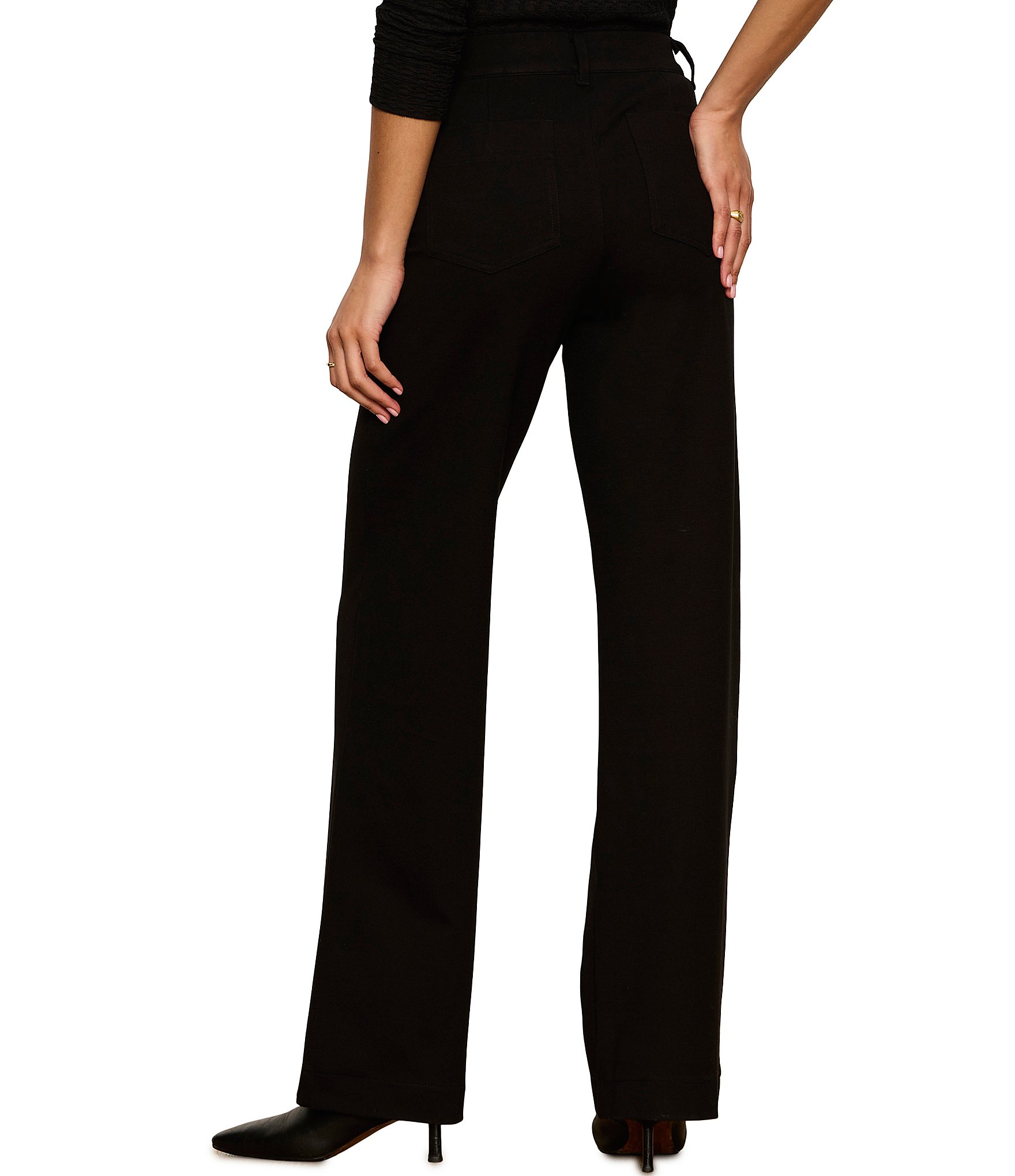Sanctuary Marine Ponte Straight Leg Full Length Pants