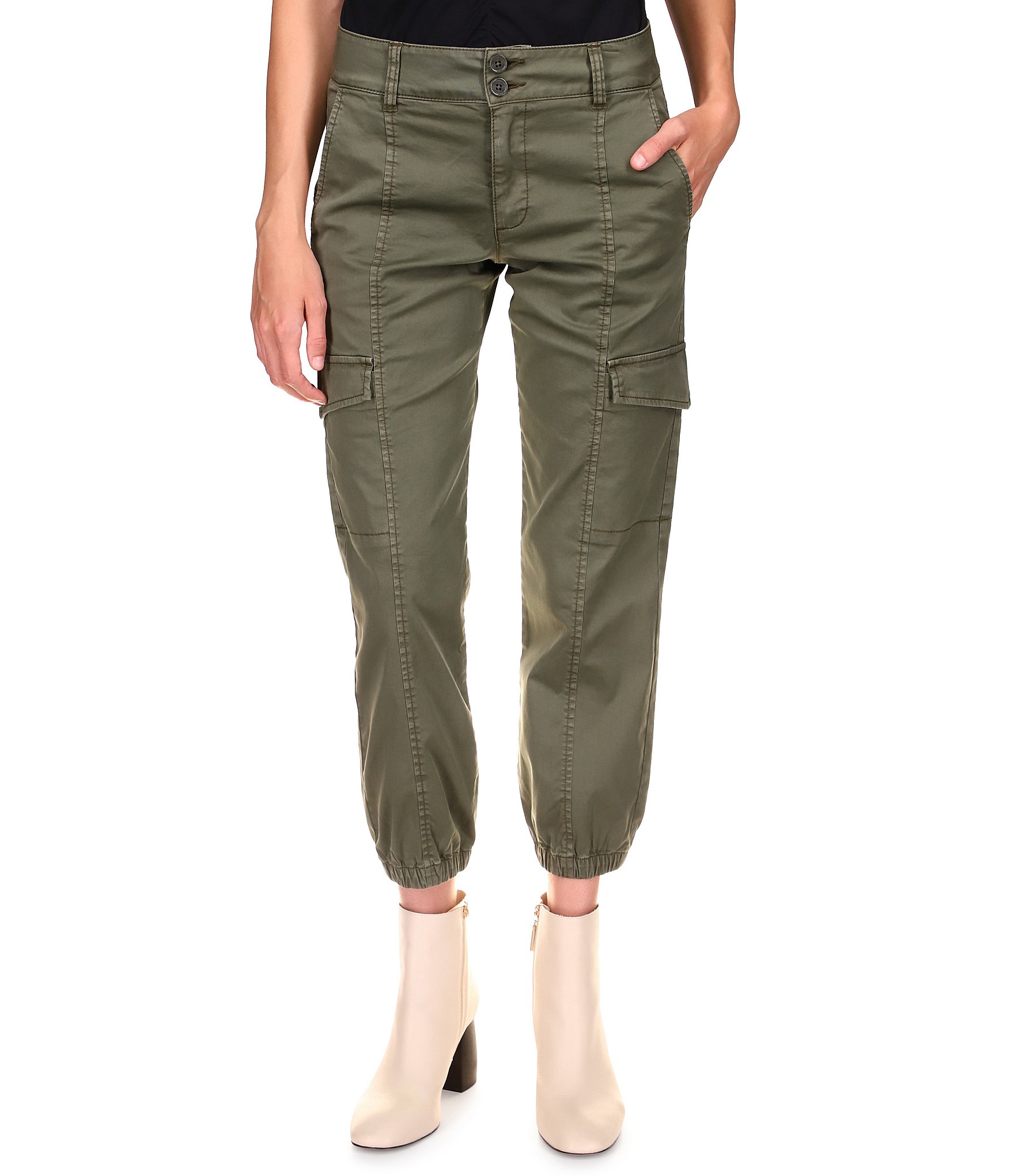 Sanctuary Rebel Cargo Ankle Mid Rise Relaxed Fit Pants | Dillard's