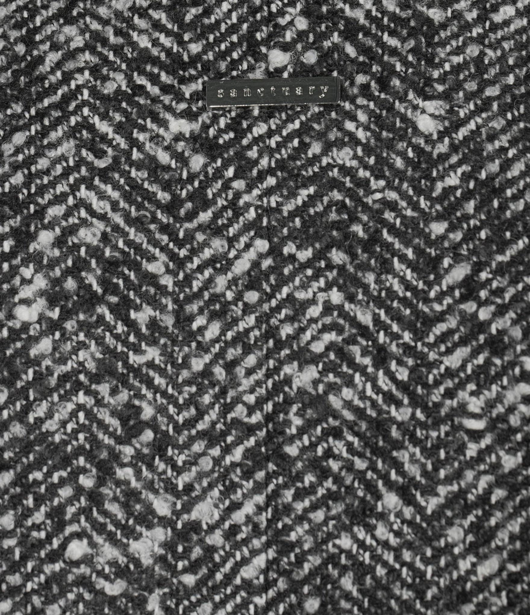 Sanctuary Wool Double Button Novelty Notch Collar Double Breasted Coat