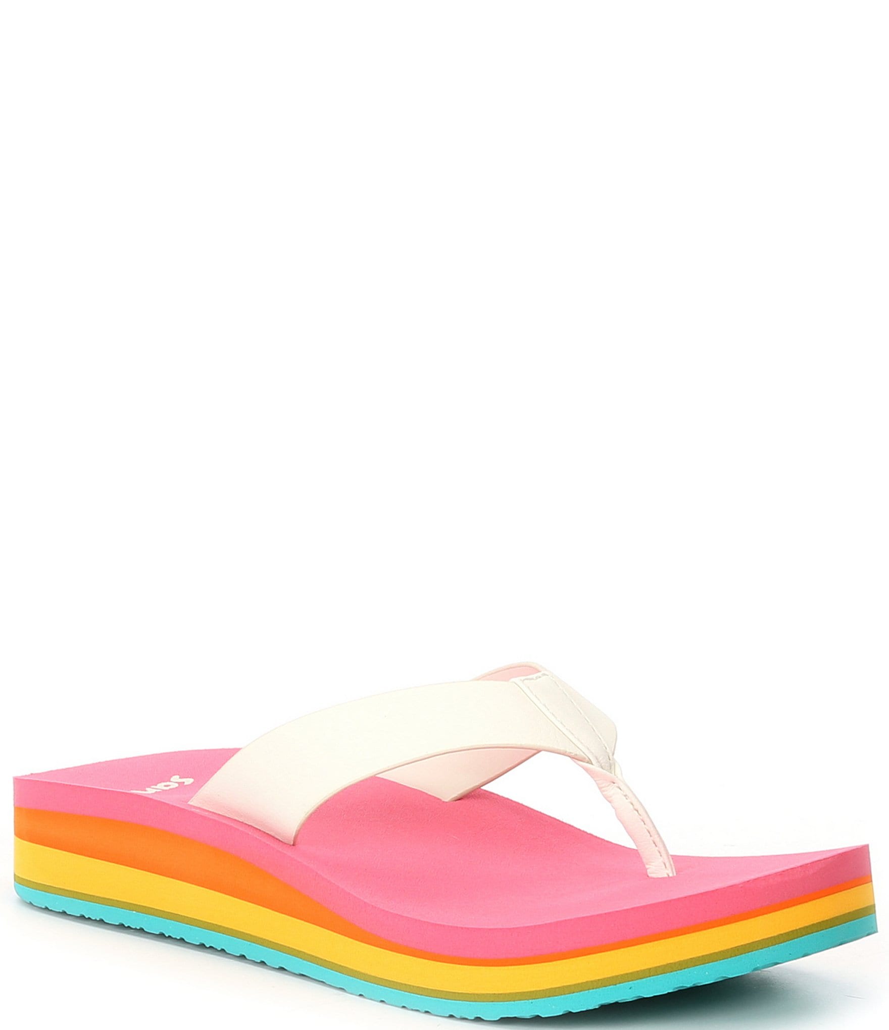 Sanuk Women's Sunshine Flip Flops - Peyote 1143233 - ShoeShackOnline
