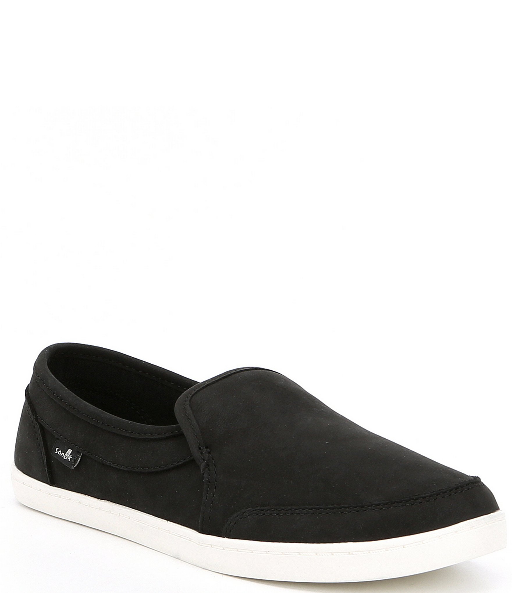 Sanuk Pair O Dice Leather Slip-On Shoes | Dillard's