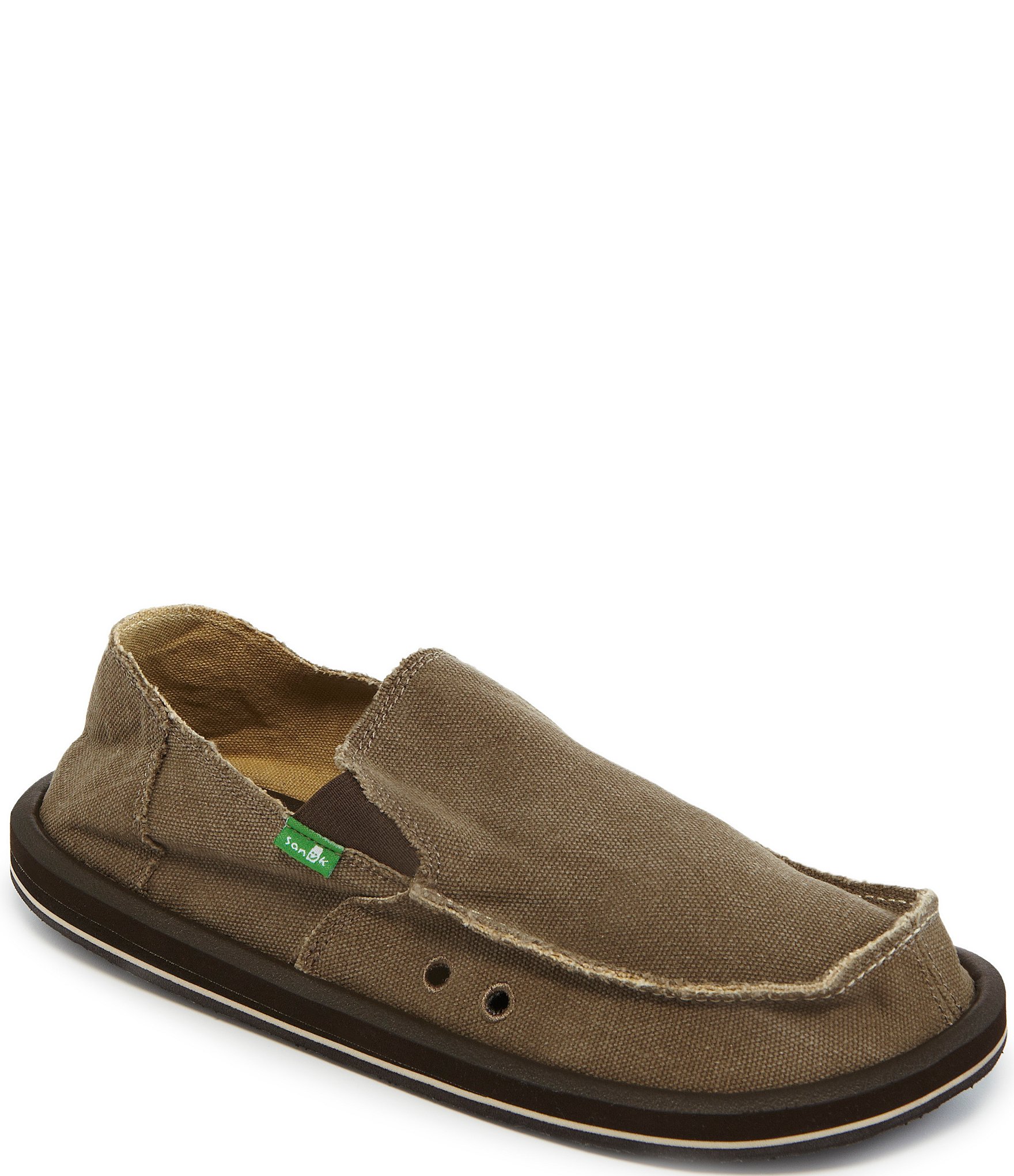 mens canvas slip ons