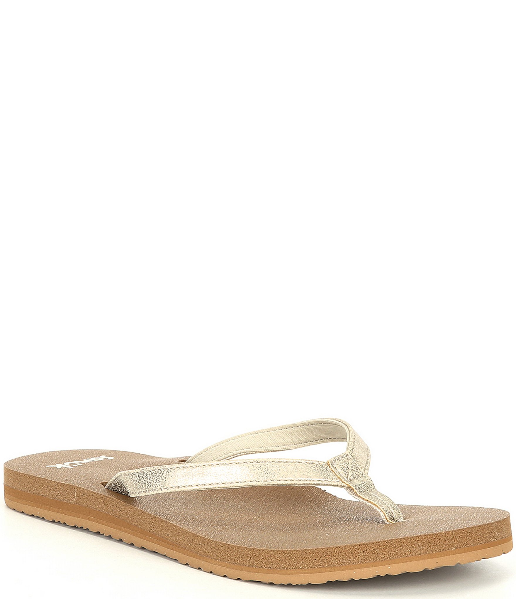 Sanuk Women s Yoga Joy Thin Strap Flip Flops Dillard s