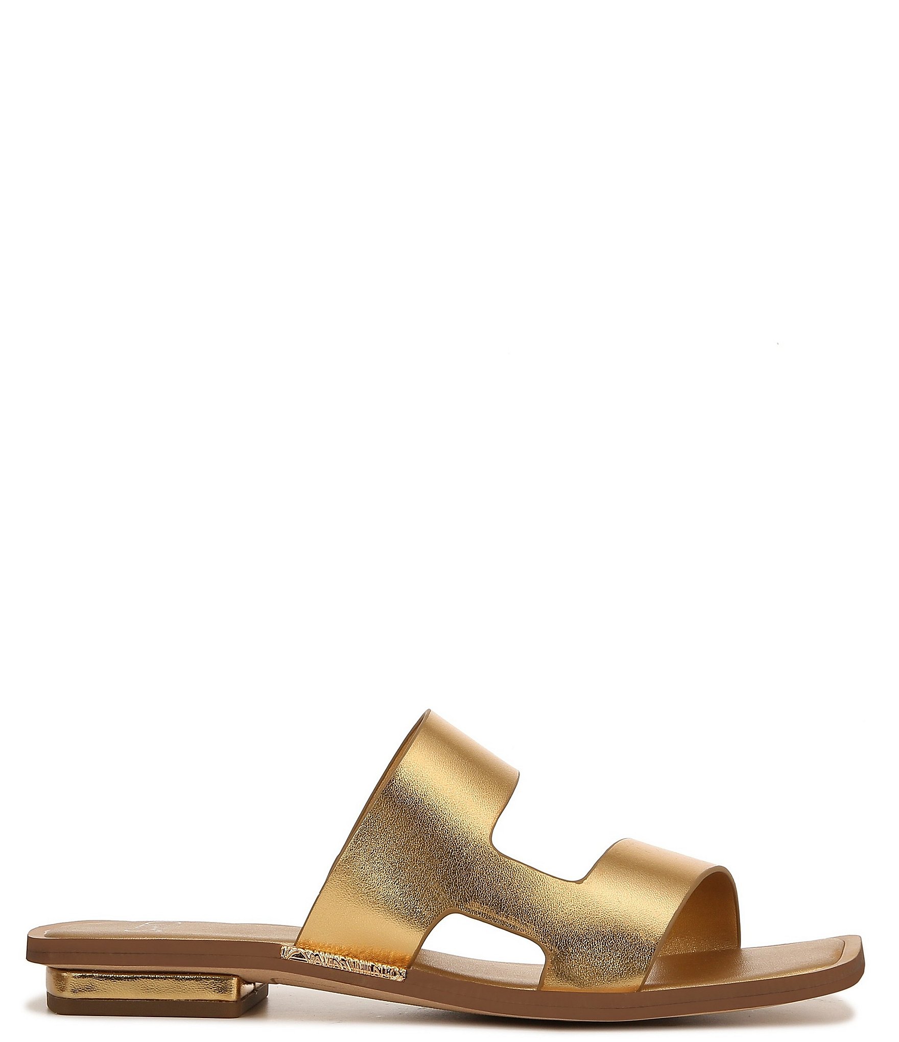 Sarto by Franco Sarto Emily Metallic Slide Sandals