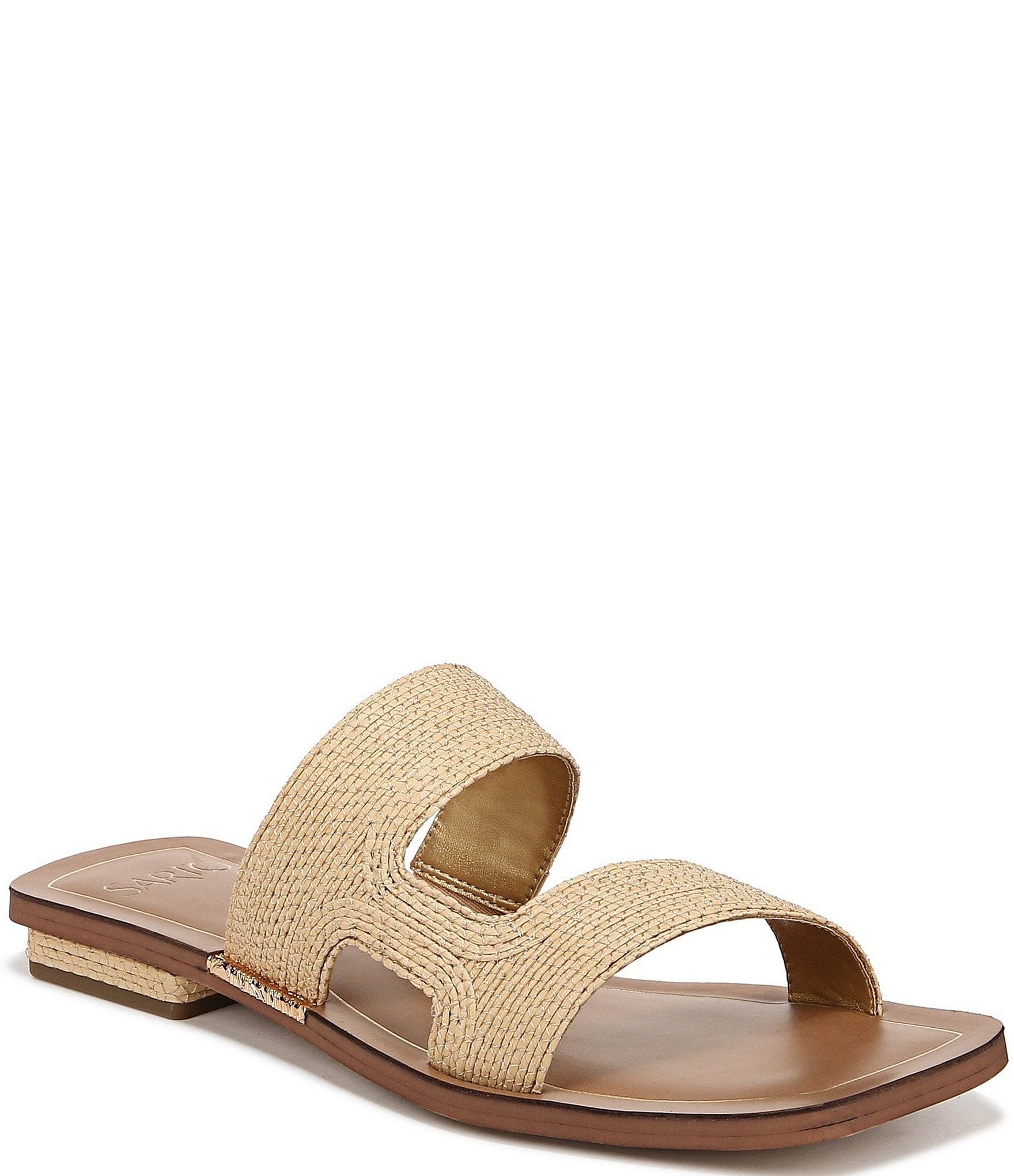 Sarto by Franco Sarto Emily Raffia Slide Sandals Dillard s