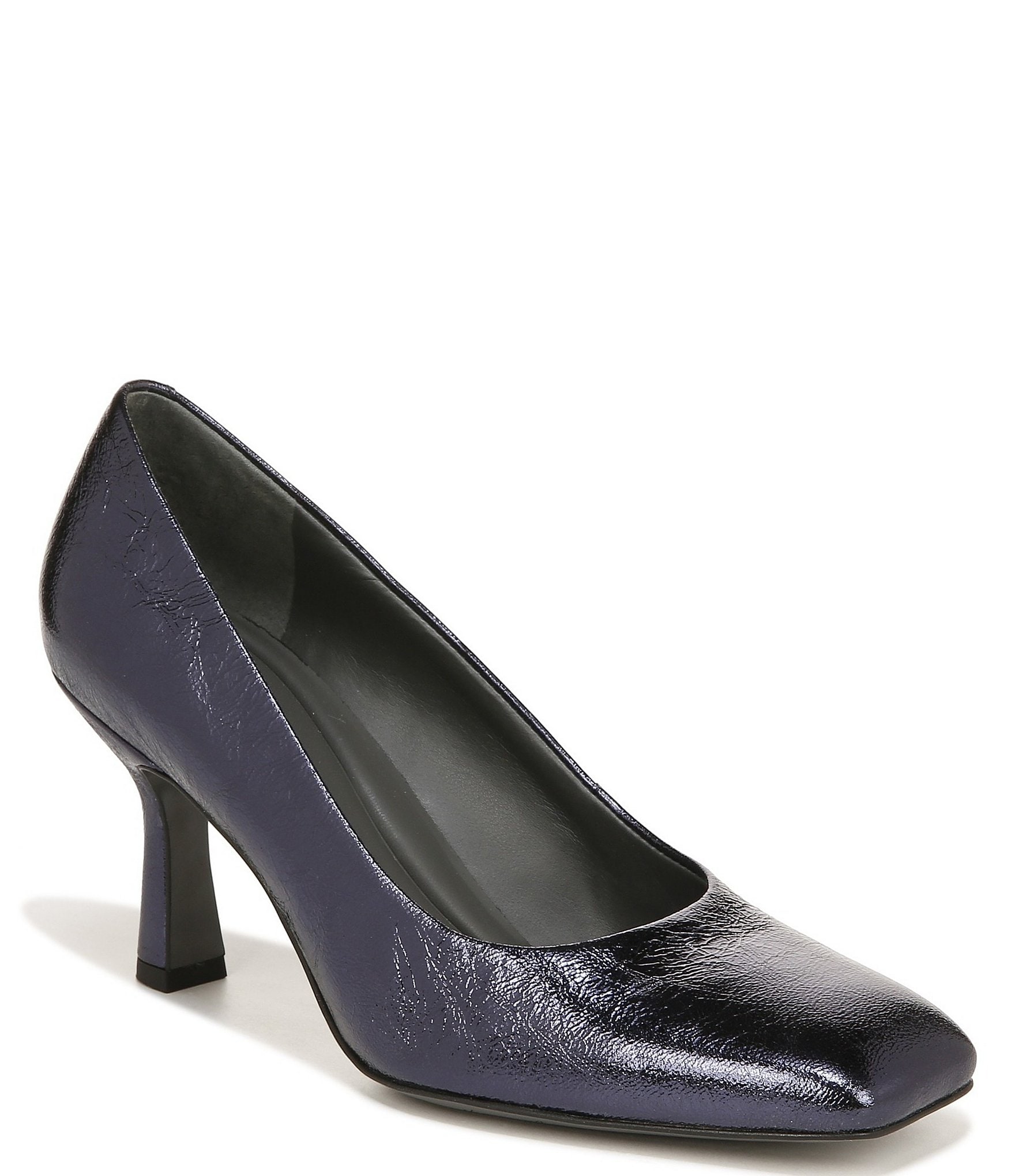 Sarto by Franco Sarto Flexa Aela Metallic Crinkle Leather Pumps | Dillard's