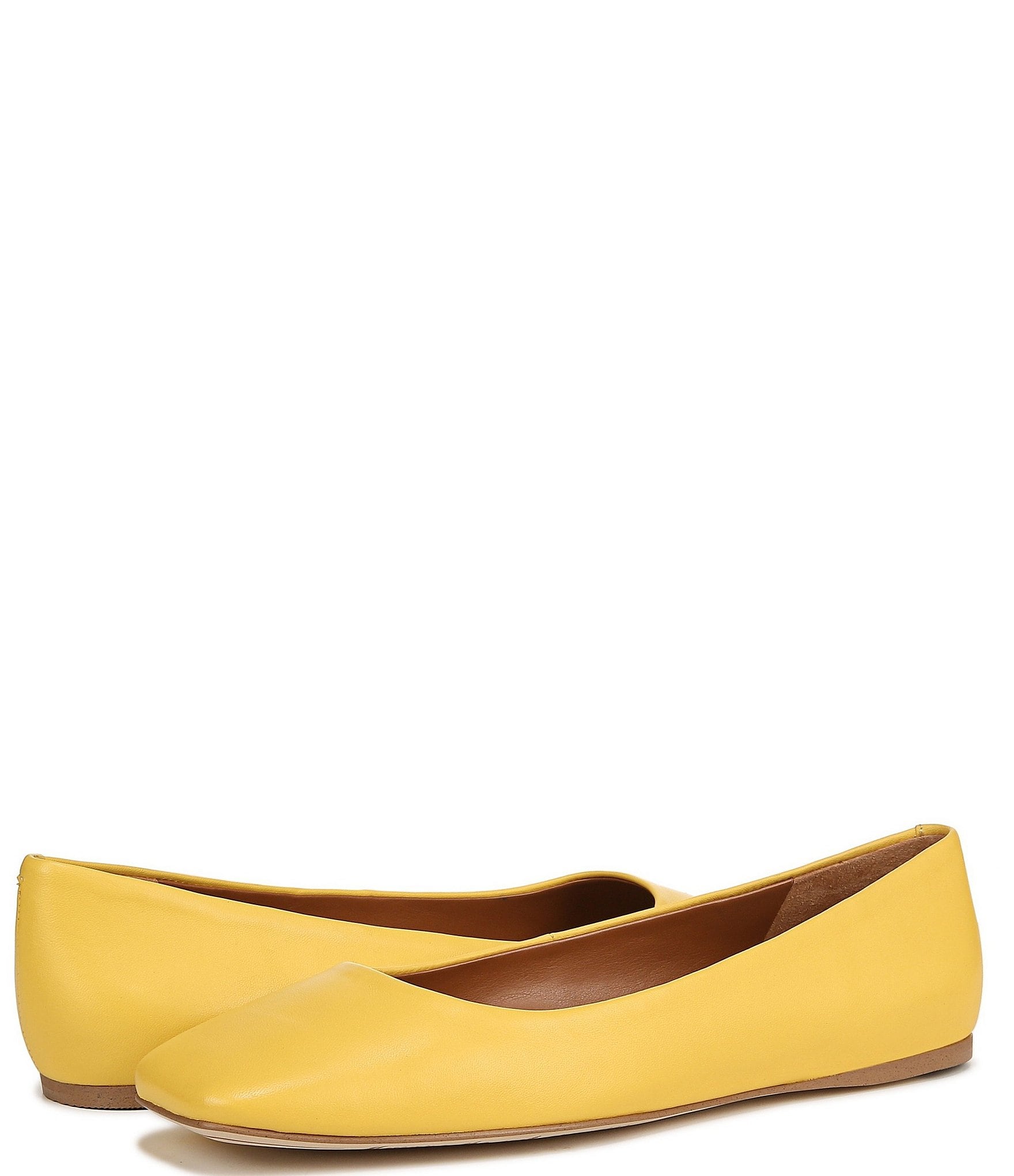 Sarto by Franco Sarto Flexa Amaya Ballet Leather Square Toe Flats