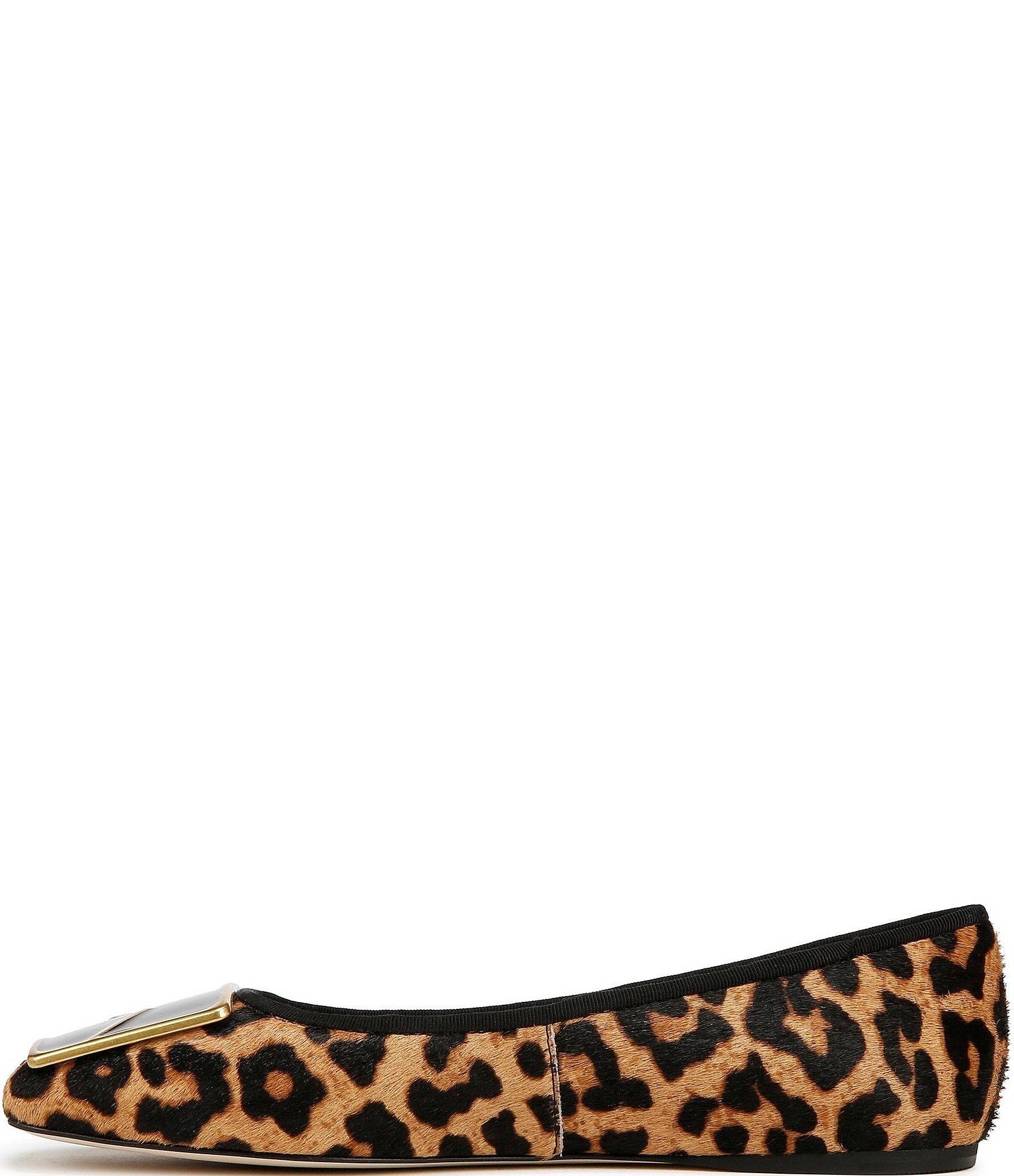Sarto by Franco Sarto Flexa Amaya7 Leopard Print Calf Hair Ballet Flats