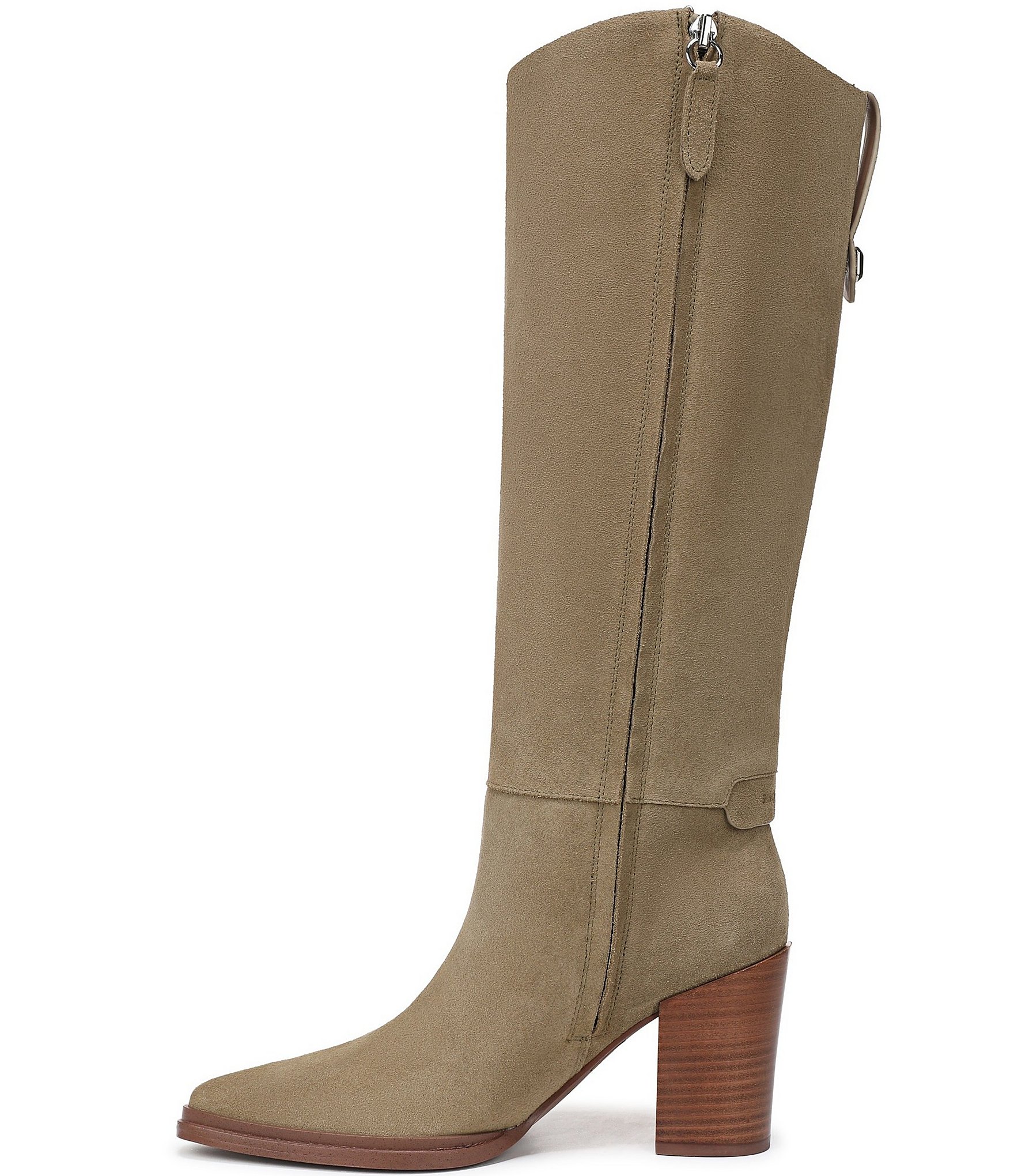 Sarto by Franco Sarto Jasmine Suede Western Inspired Tall Boots