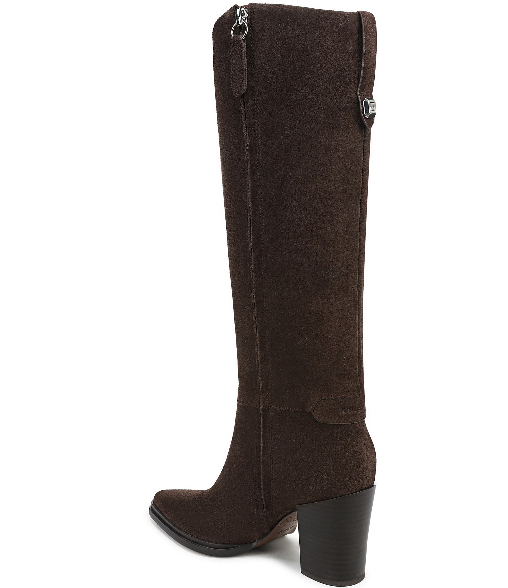 Sarto by Franco Sarto Jasmine Suede Western Inspired Tall Boots