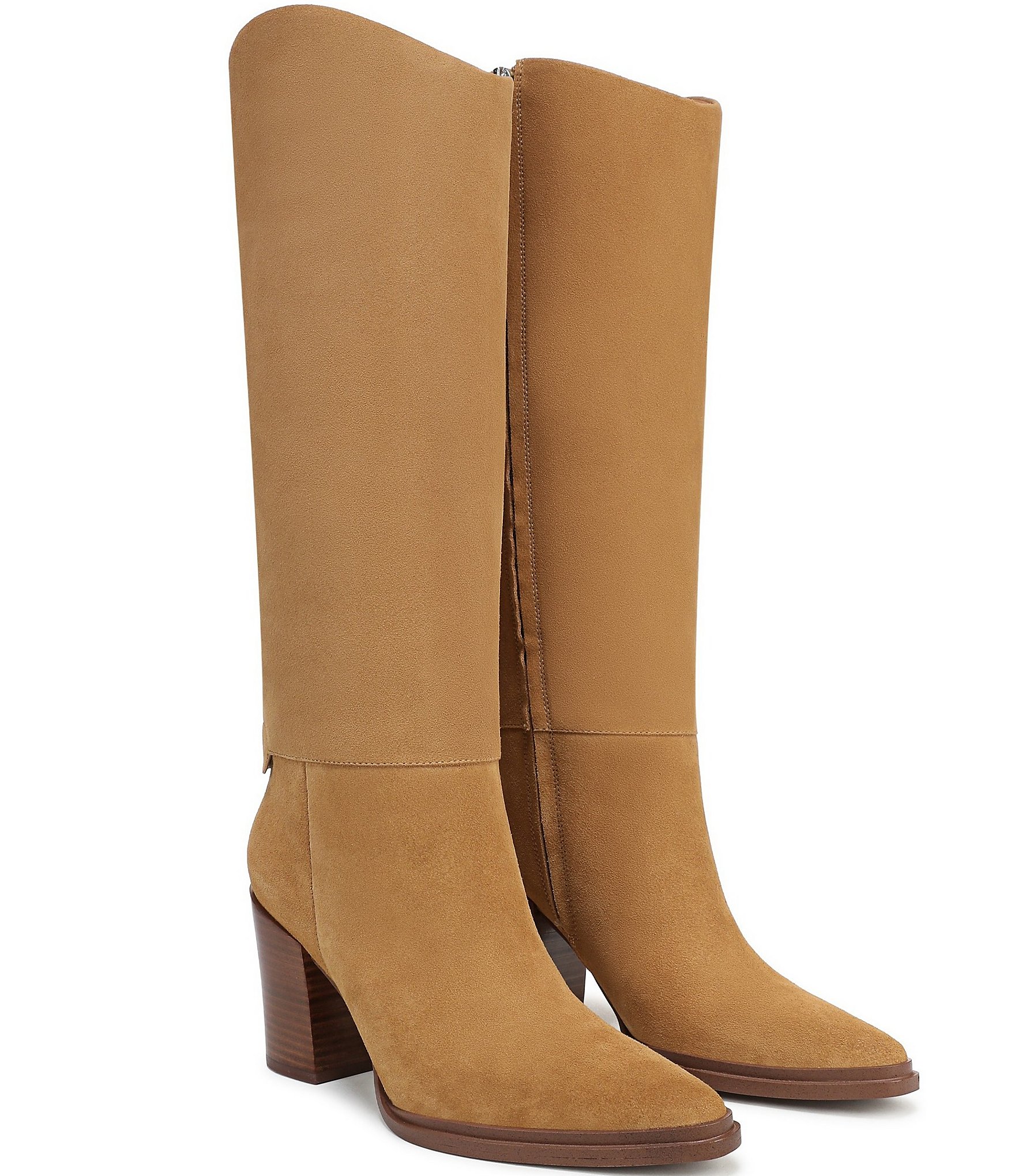 Sarto by Franco Sarto Jasmine Suede Western Inspired Tall Boots