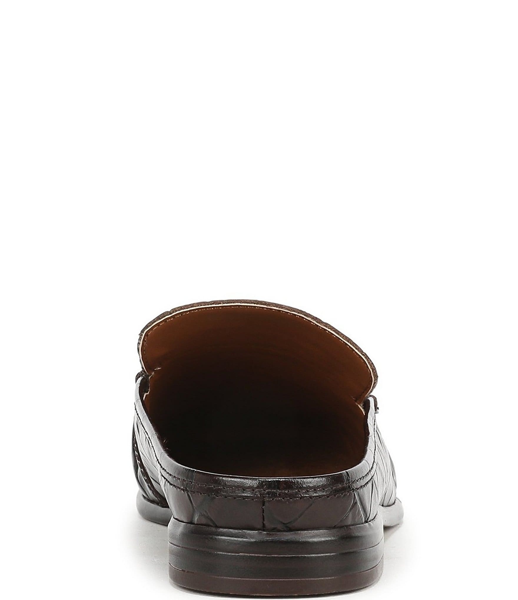 Sarto by Franco Sarto Lainey Crocodile Embossed Leather Mules