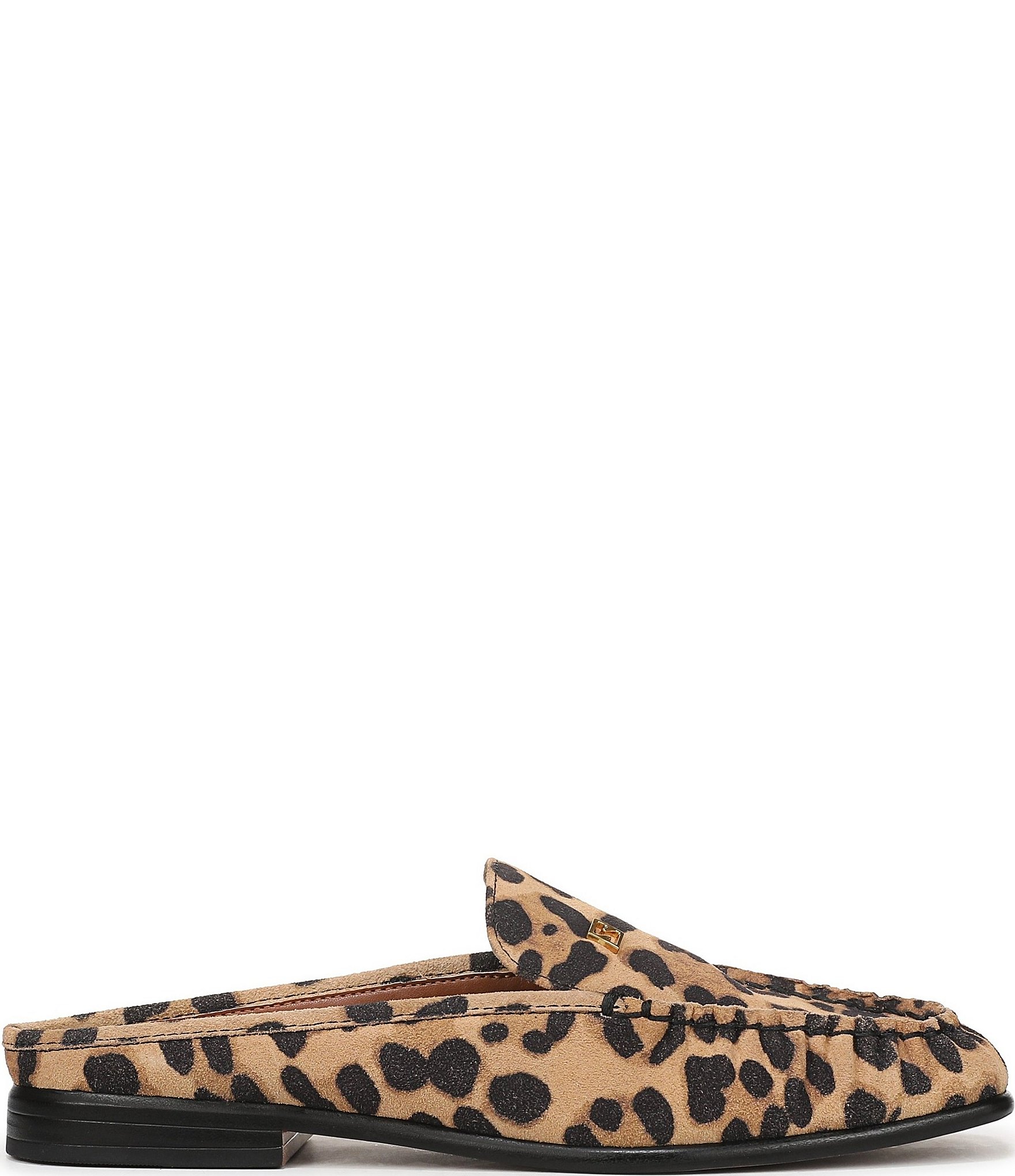 Sarto by Franco Sarto Lainey Leopard Print Suede Mules