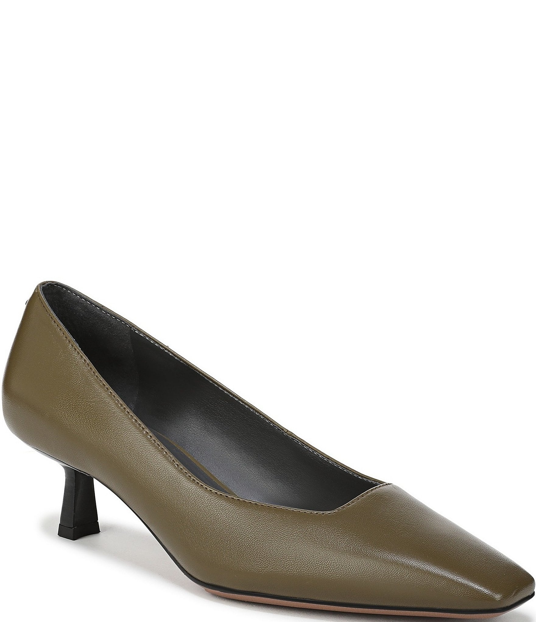 Sarto by Franco Sarto Ryan Leather Kitten Heel Pumps