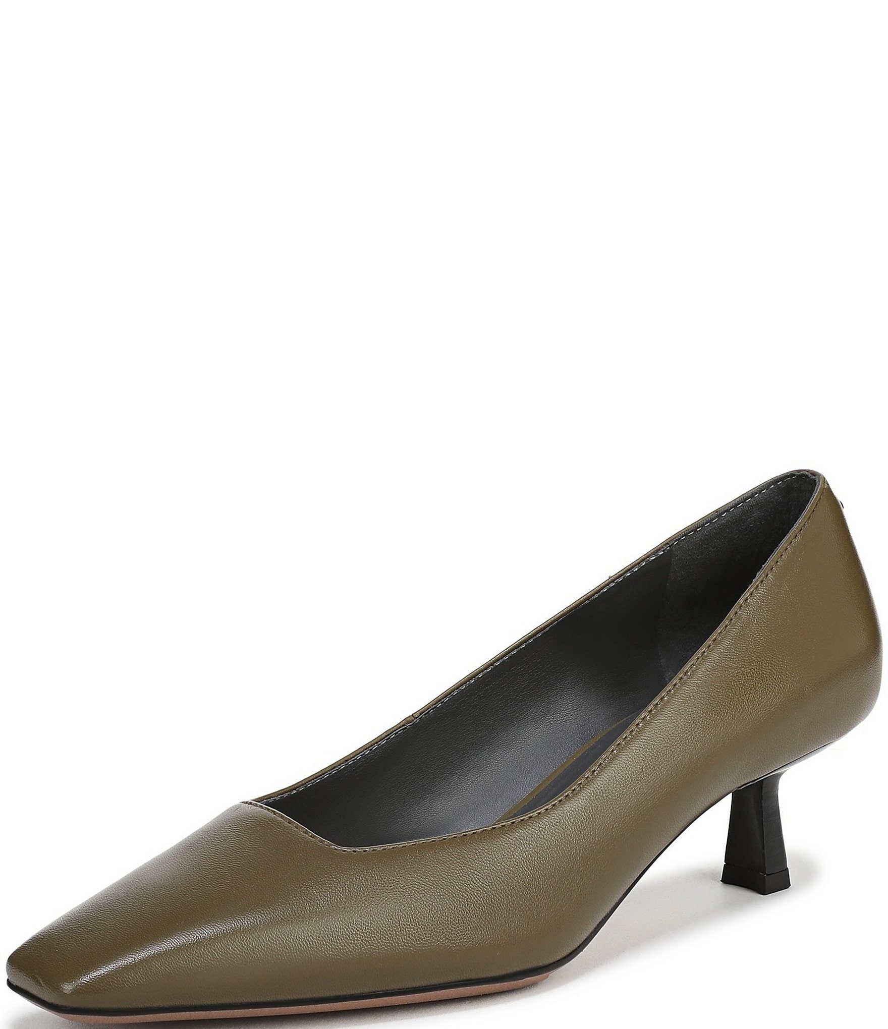 Sarto by Franco Sarto Ryan Leather Kitten Heel Pumps