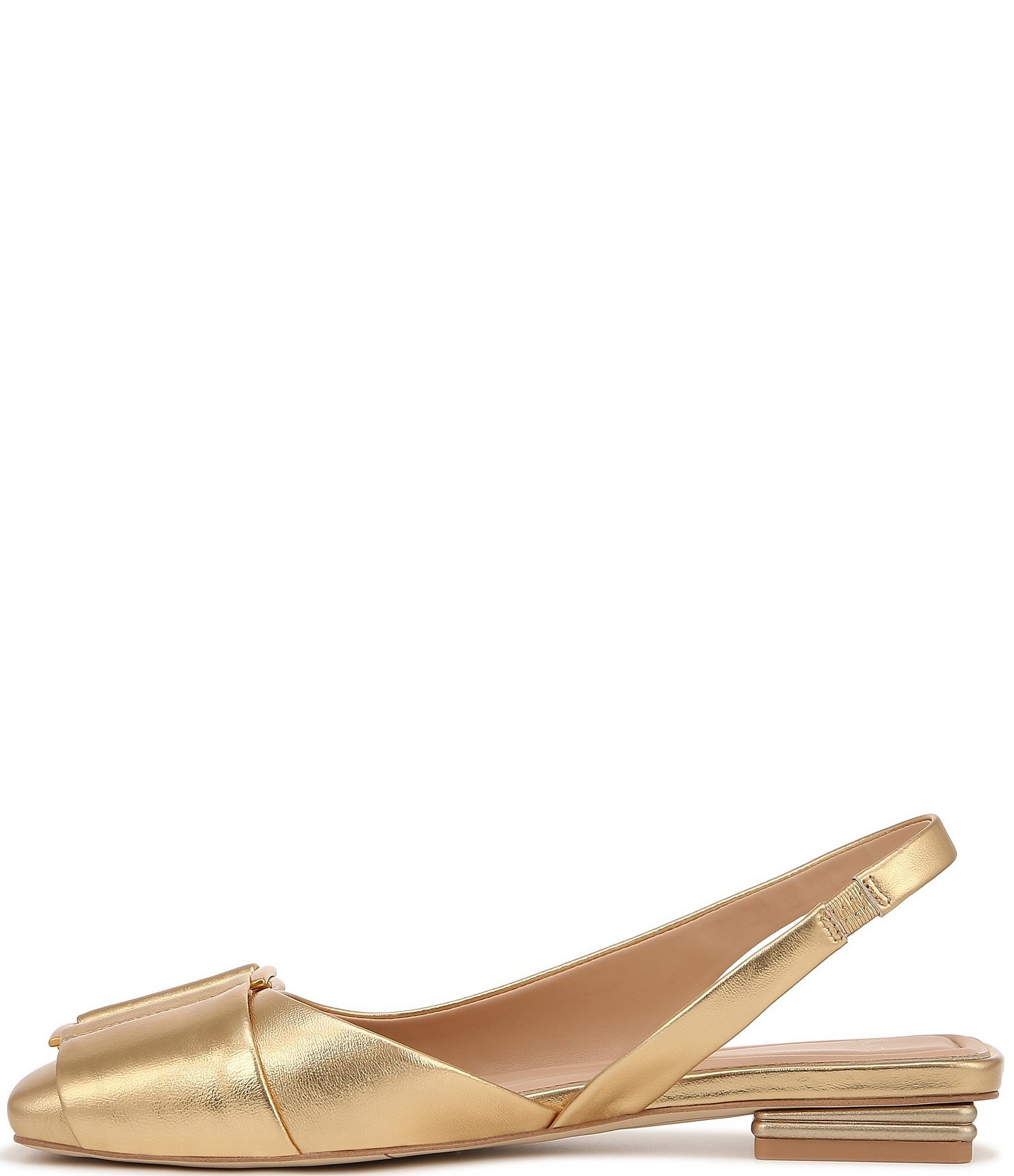 Sarto by Franco Sarto Tracy Leather Slingback Flats