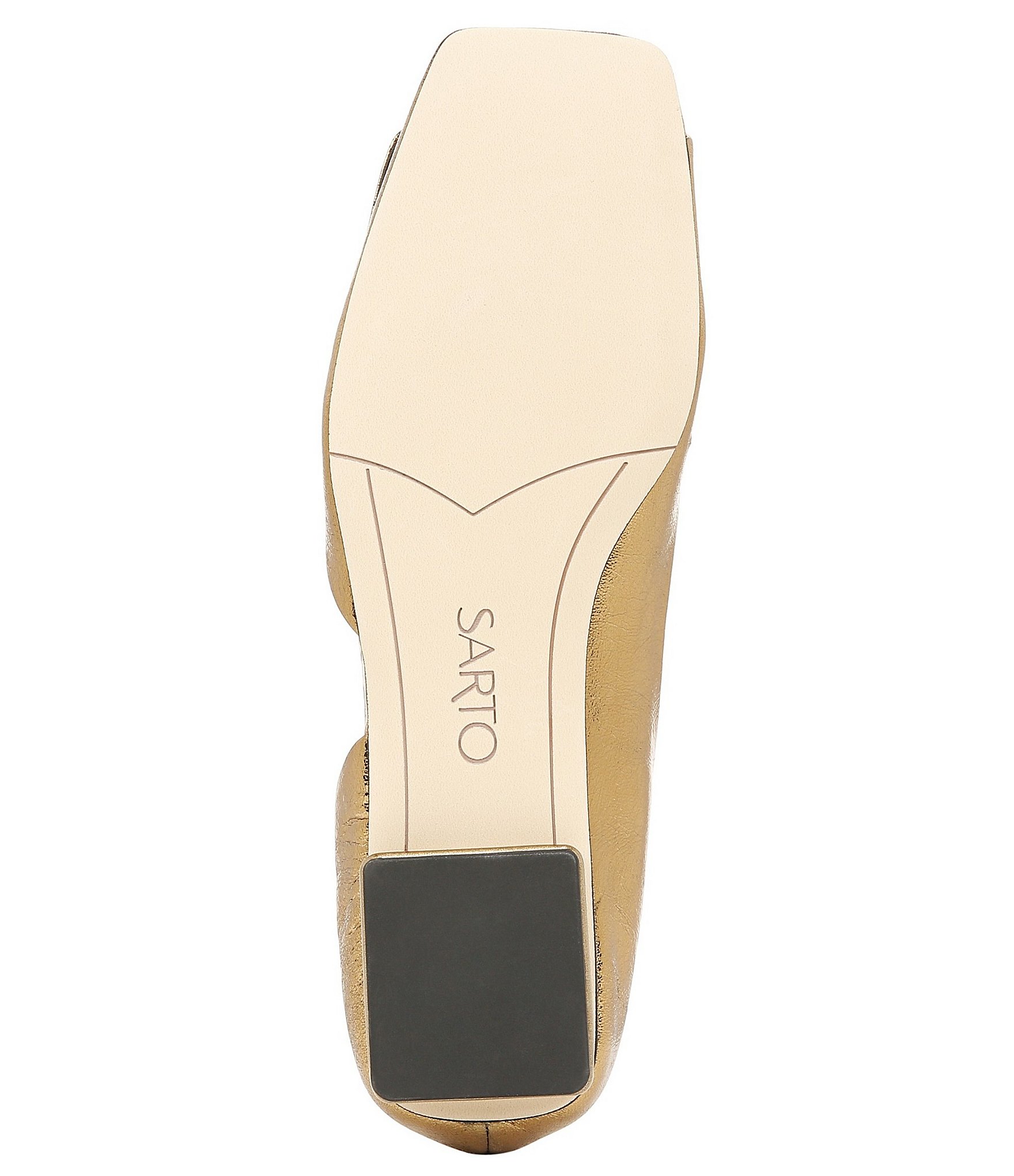 Sarto by Franco Sarto Tracy Metallic Leather d'Orsay Flats